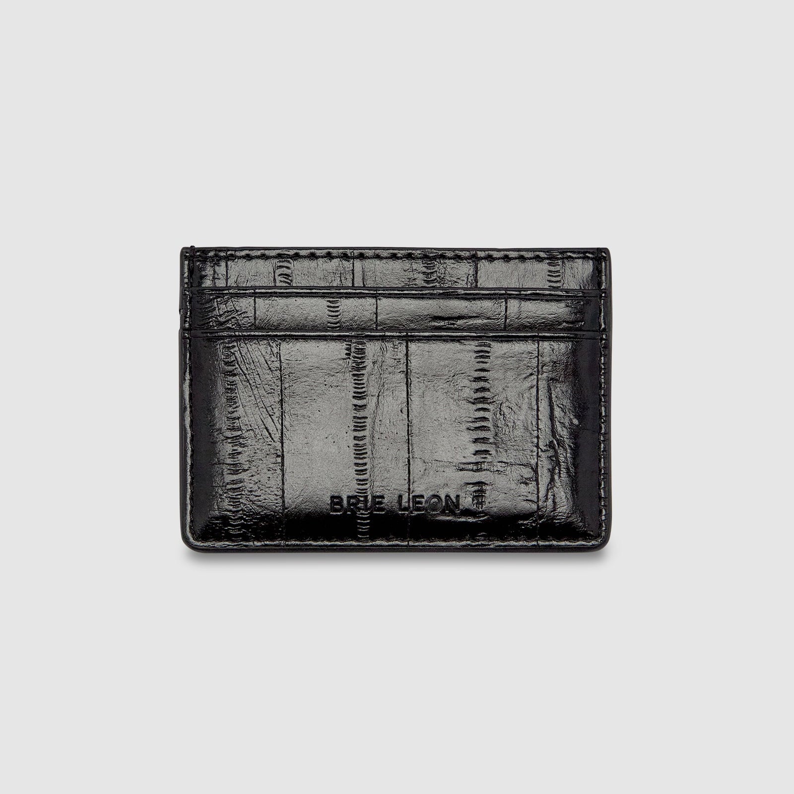 Adie Leather Card Sleeve - Ink