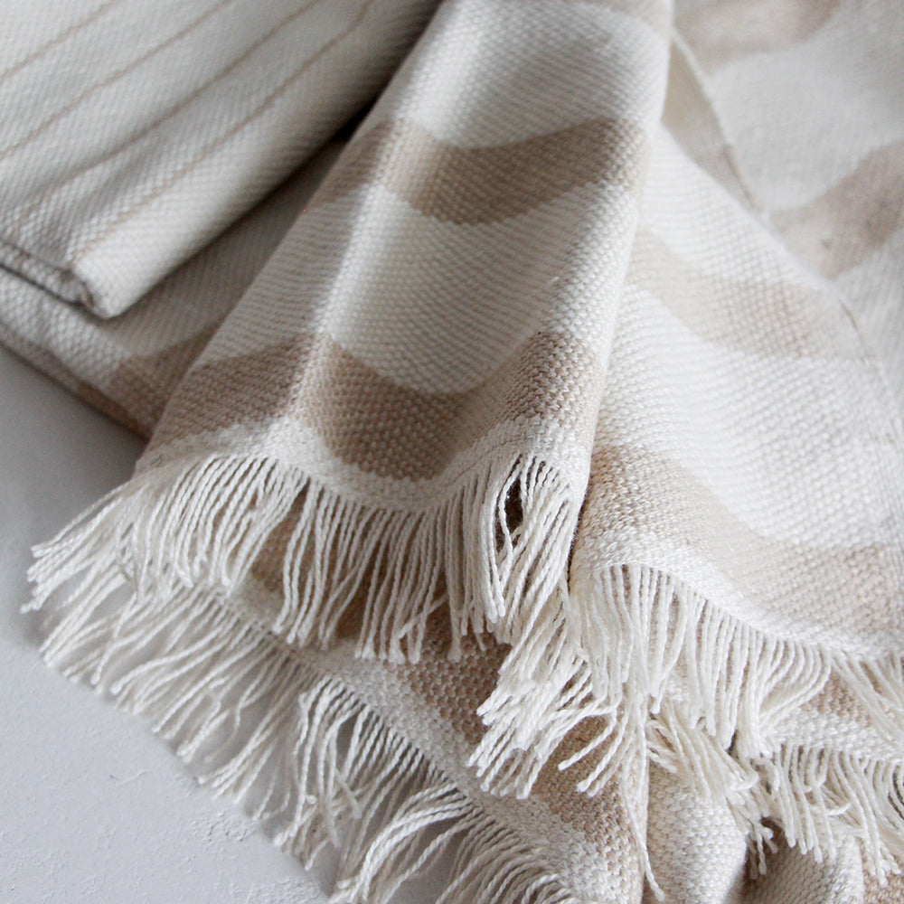 Banksia Indoor/Outdoor Throw - Almond