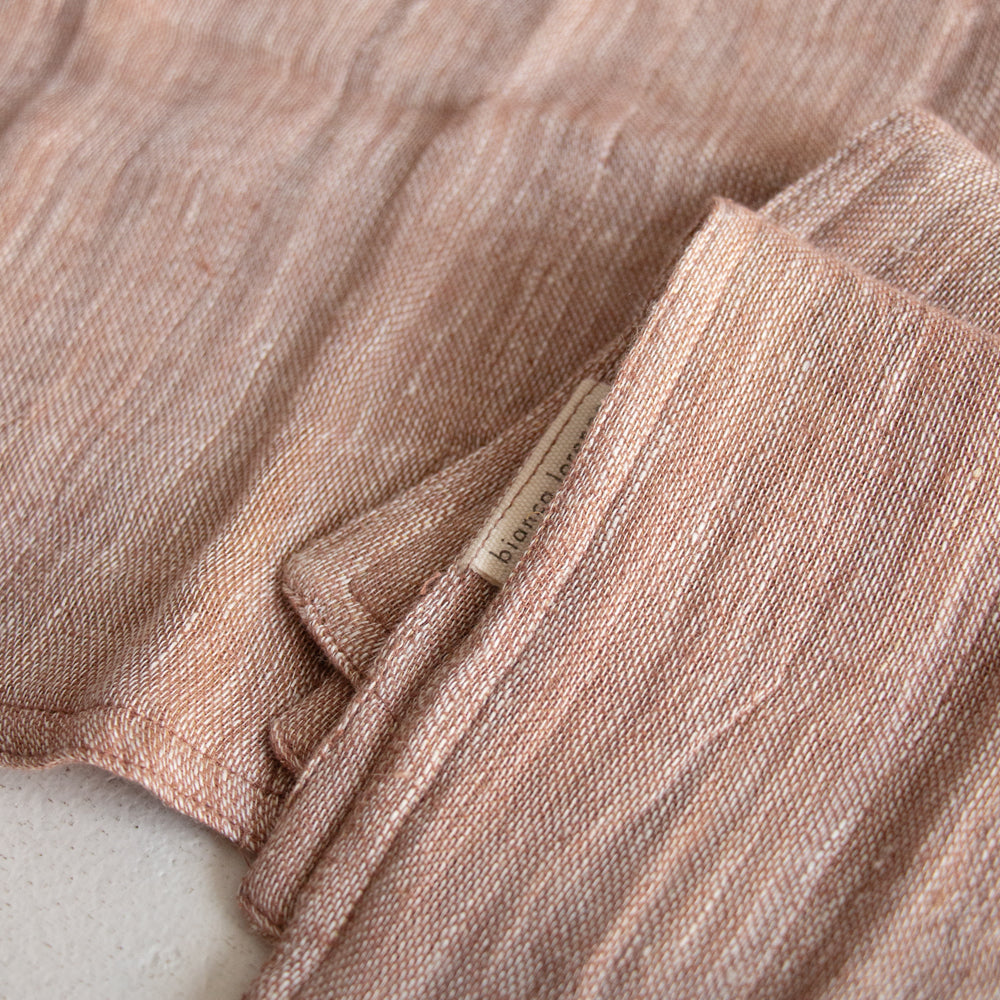 Linen/Cotton Washcloths - Set of 2, Rose