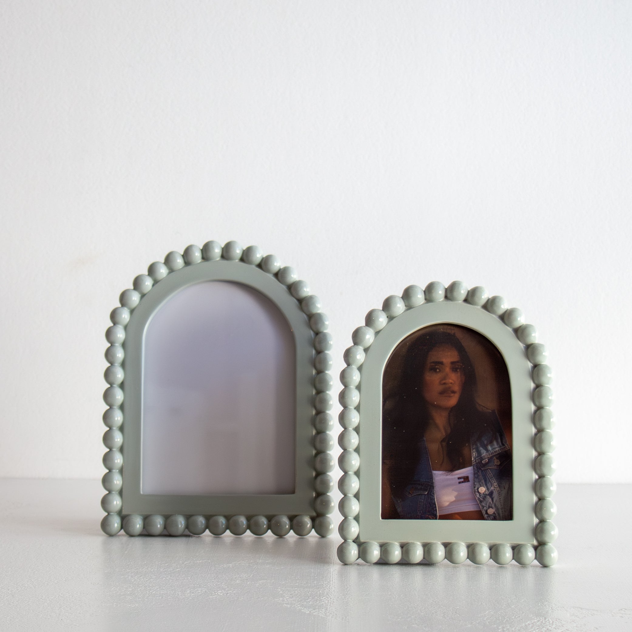 Blanco Resin 4x6" Frame - Mint