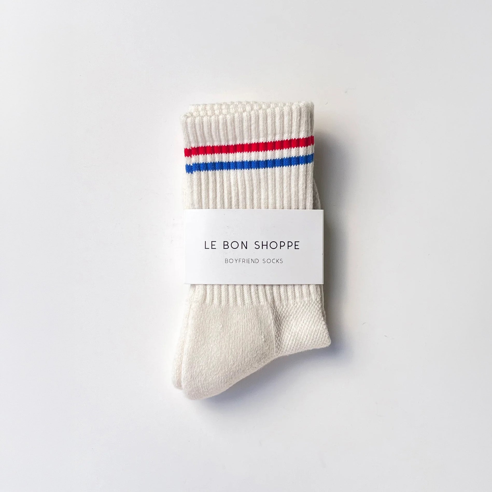 Boyfriend Socks - Milk