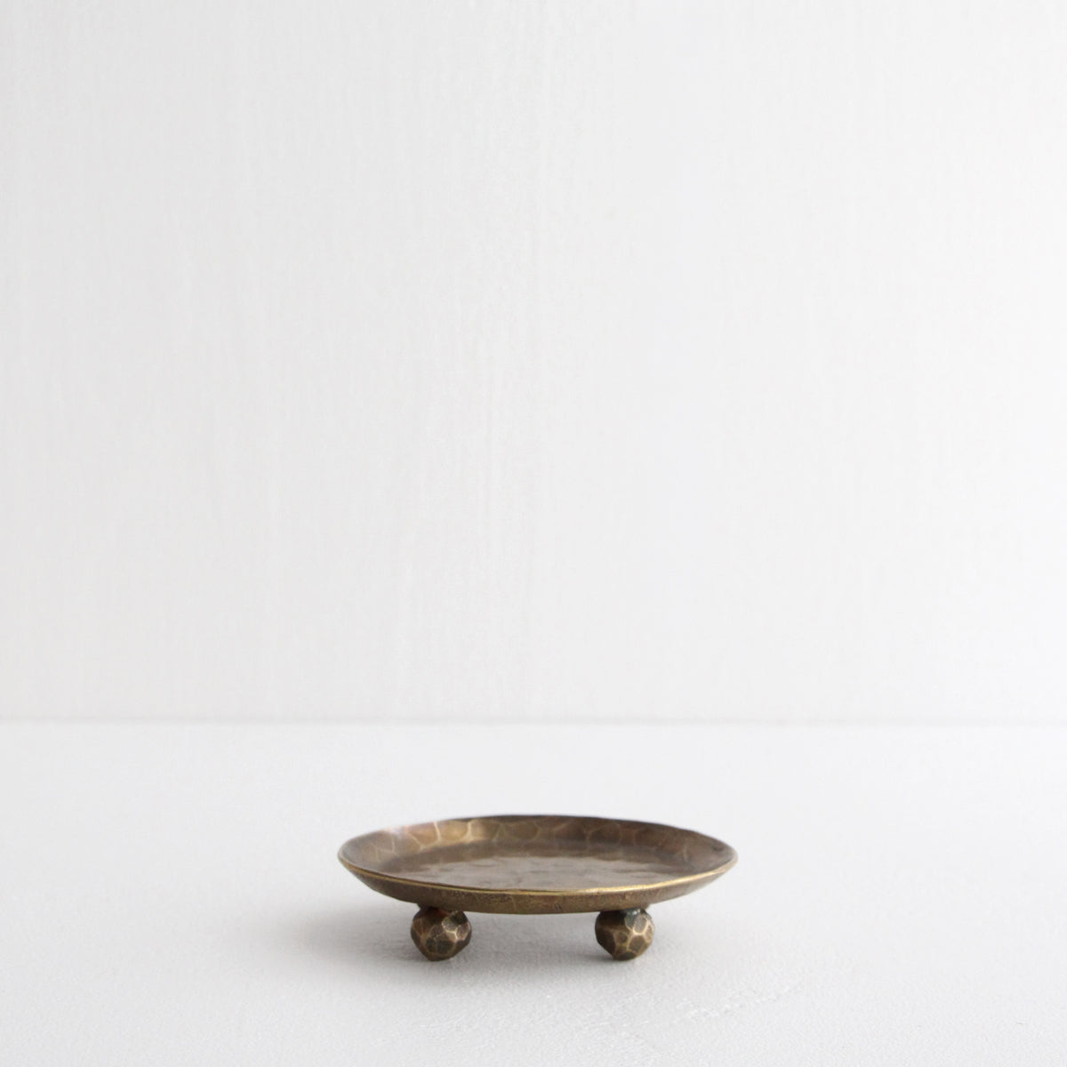 Brass Tray with Ball Feet - Small