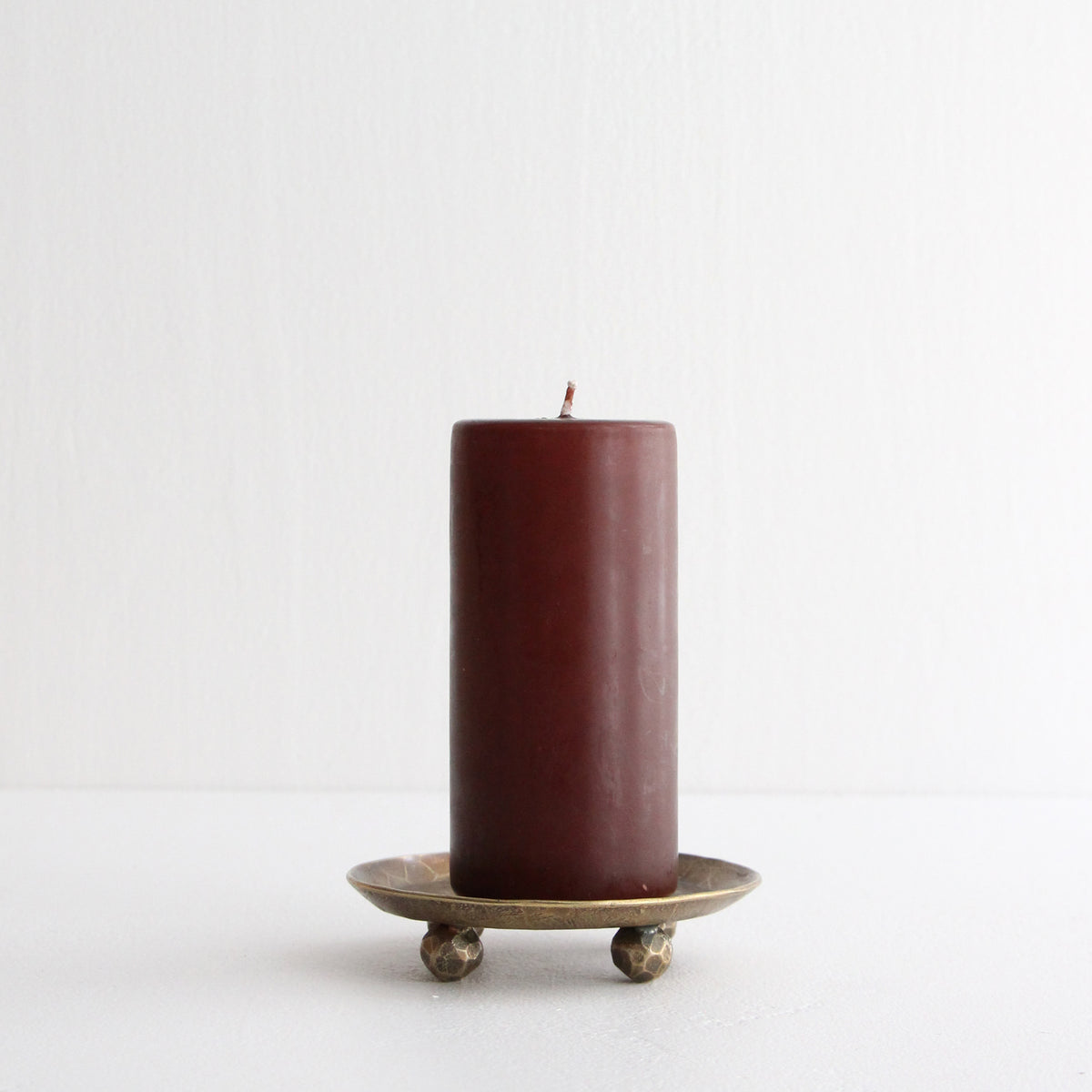 Brass Tray with Ball Feet - Small