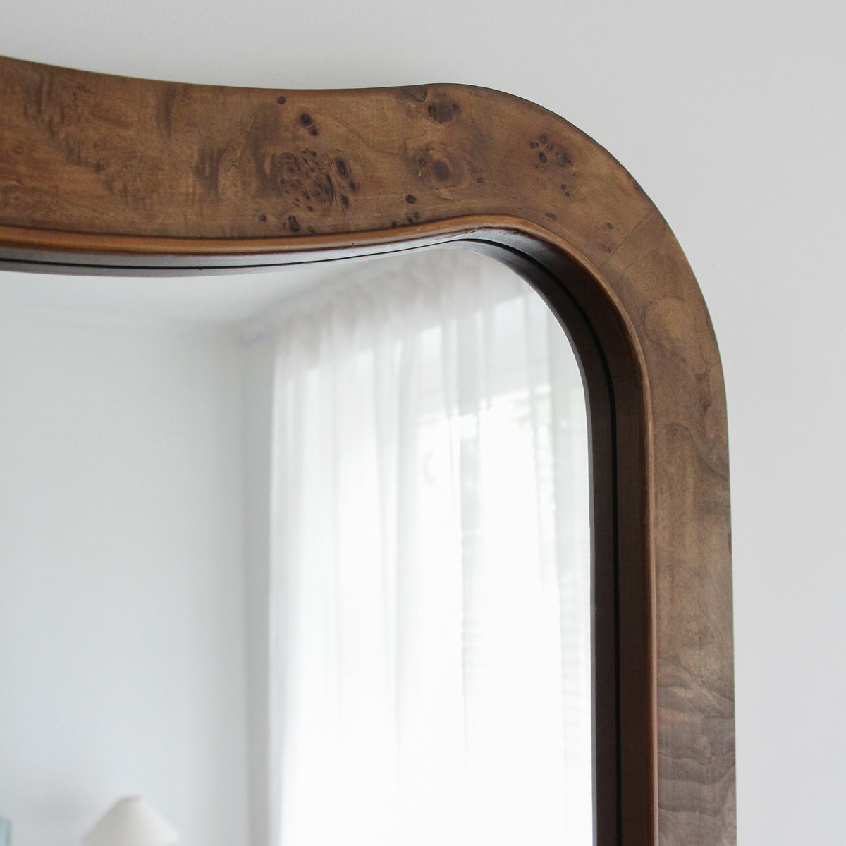 Burl Saddle Full Length Mirror