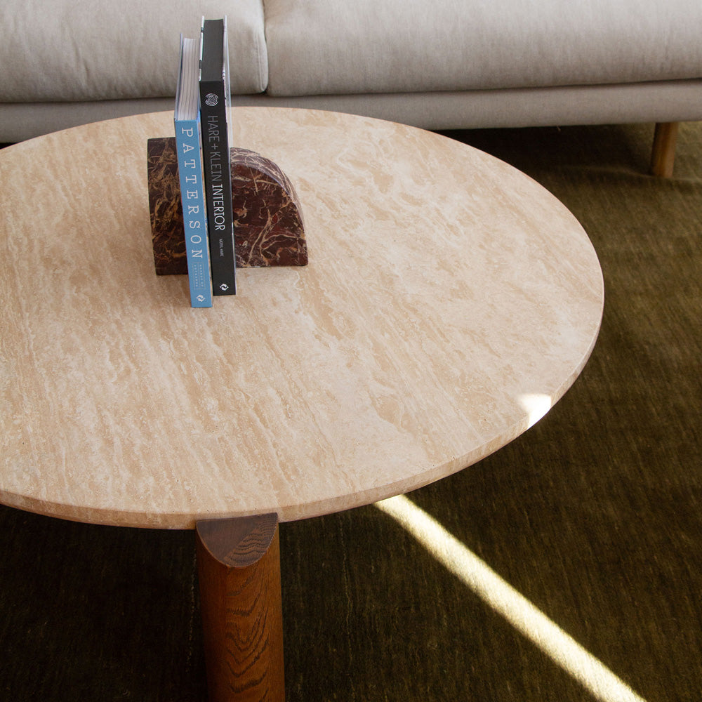 Cain Travertine Coffee Table