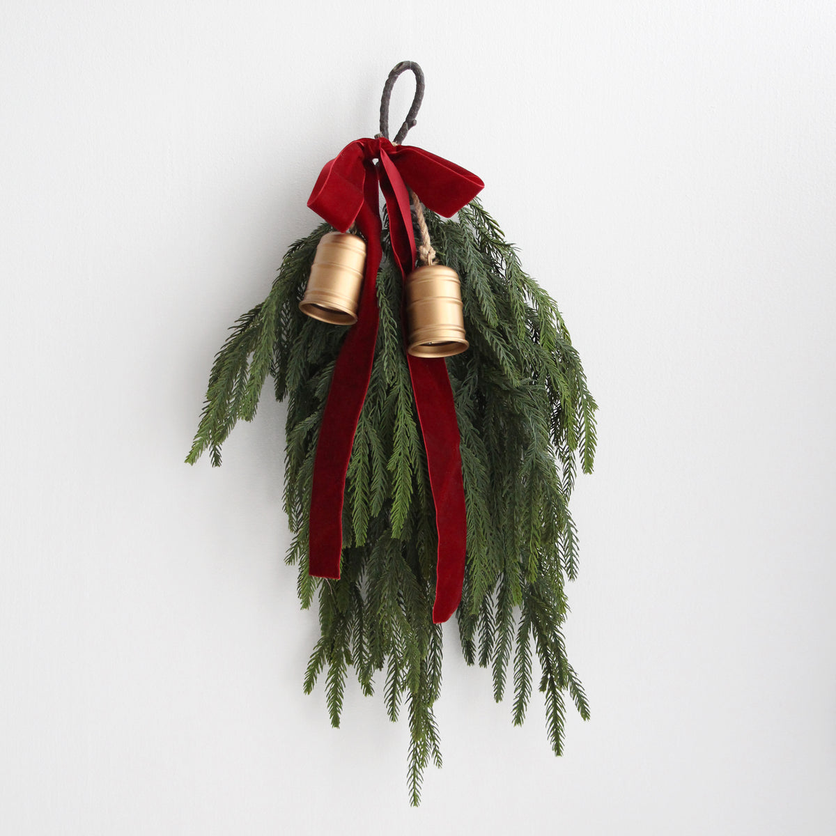 Cedar Bells & Bow Teardrop - Mulberry