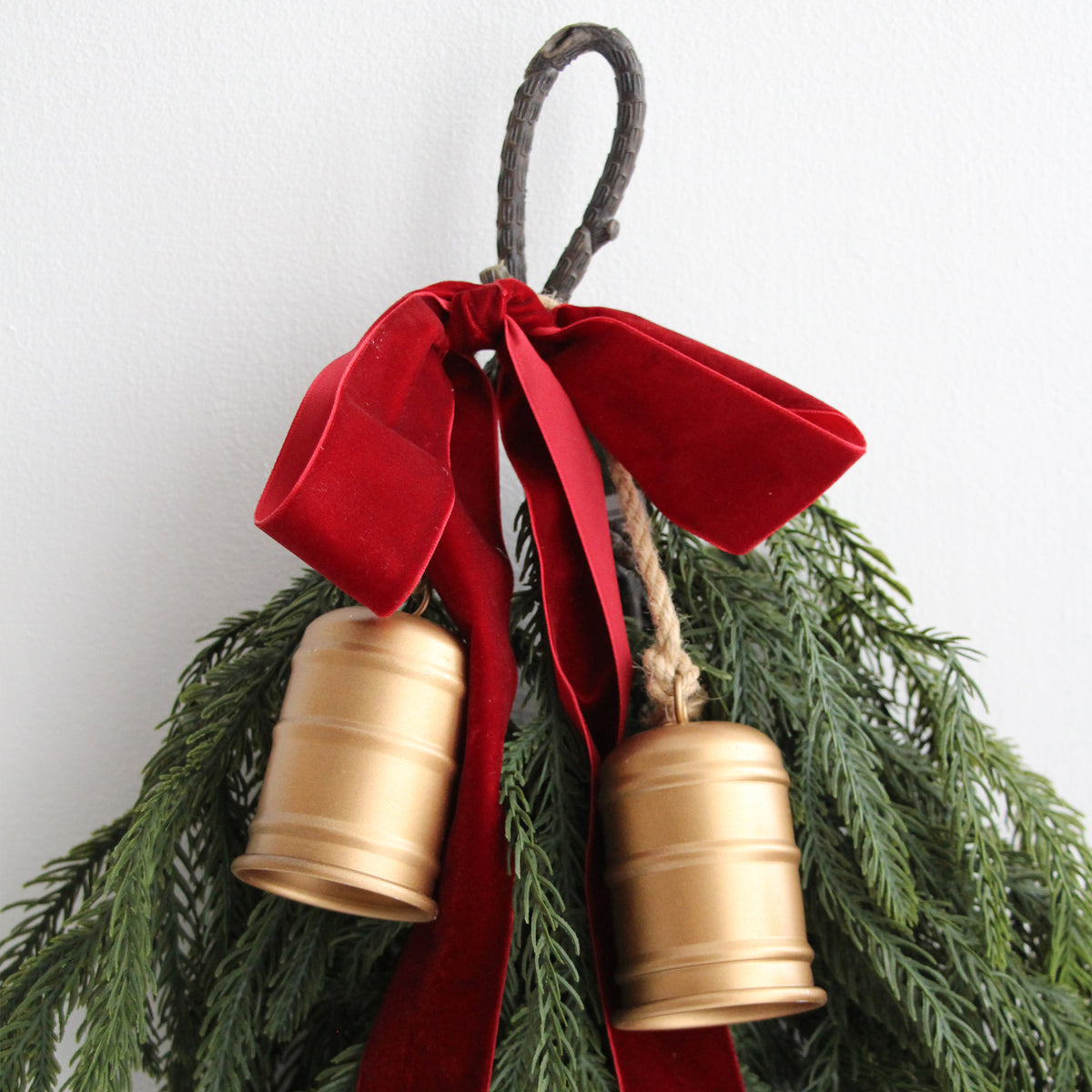Cedar Bells & Bow Teardrop - Mulberry