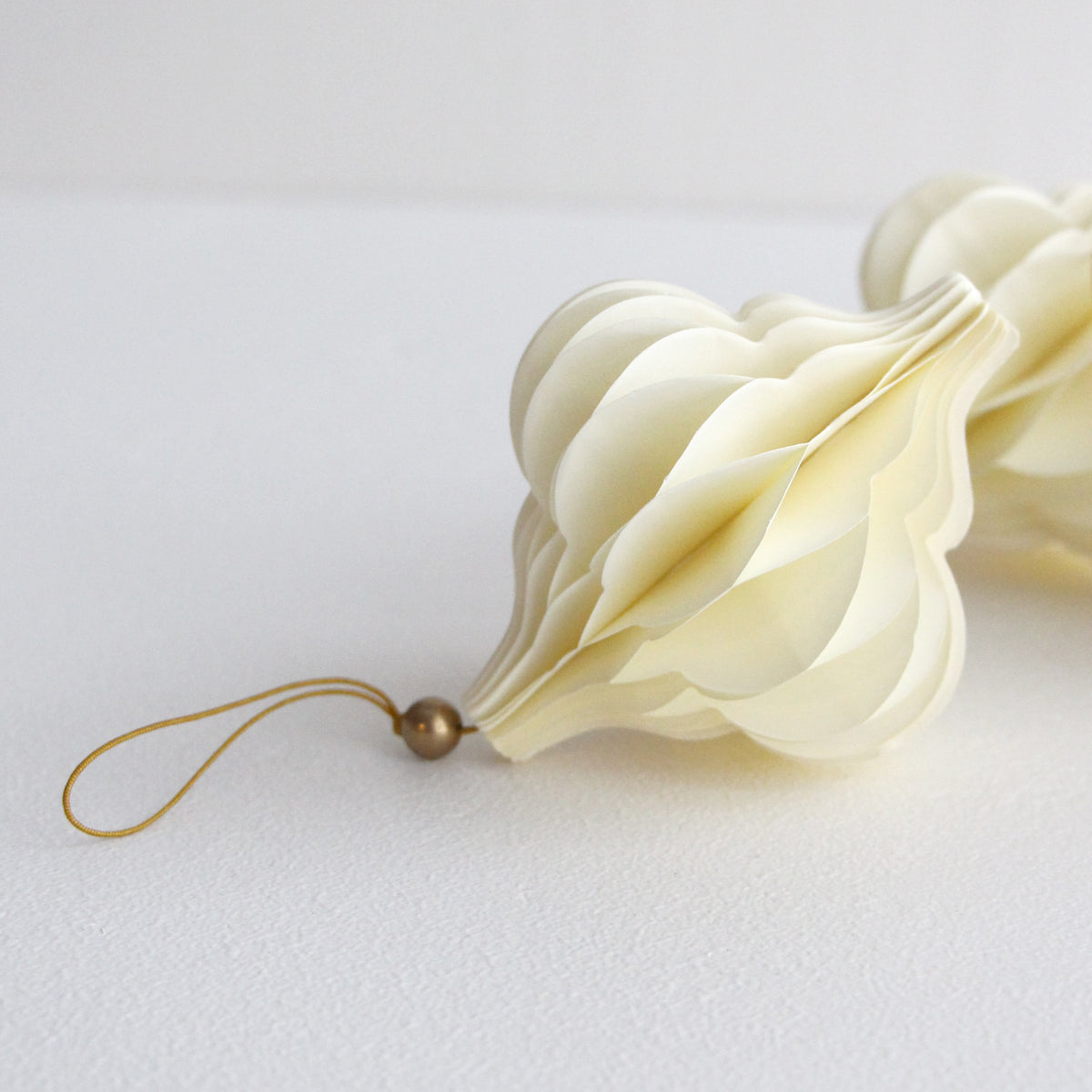 Christmas Decoration Lantern Set of 4 - Cream