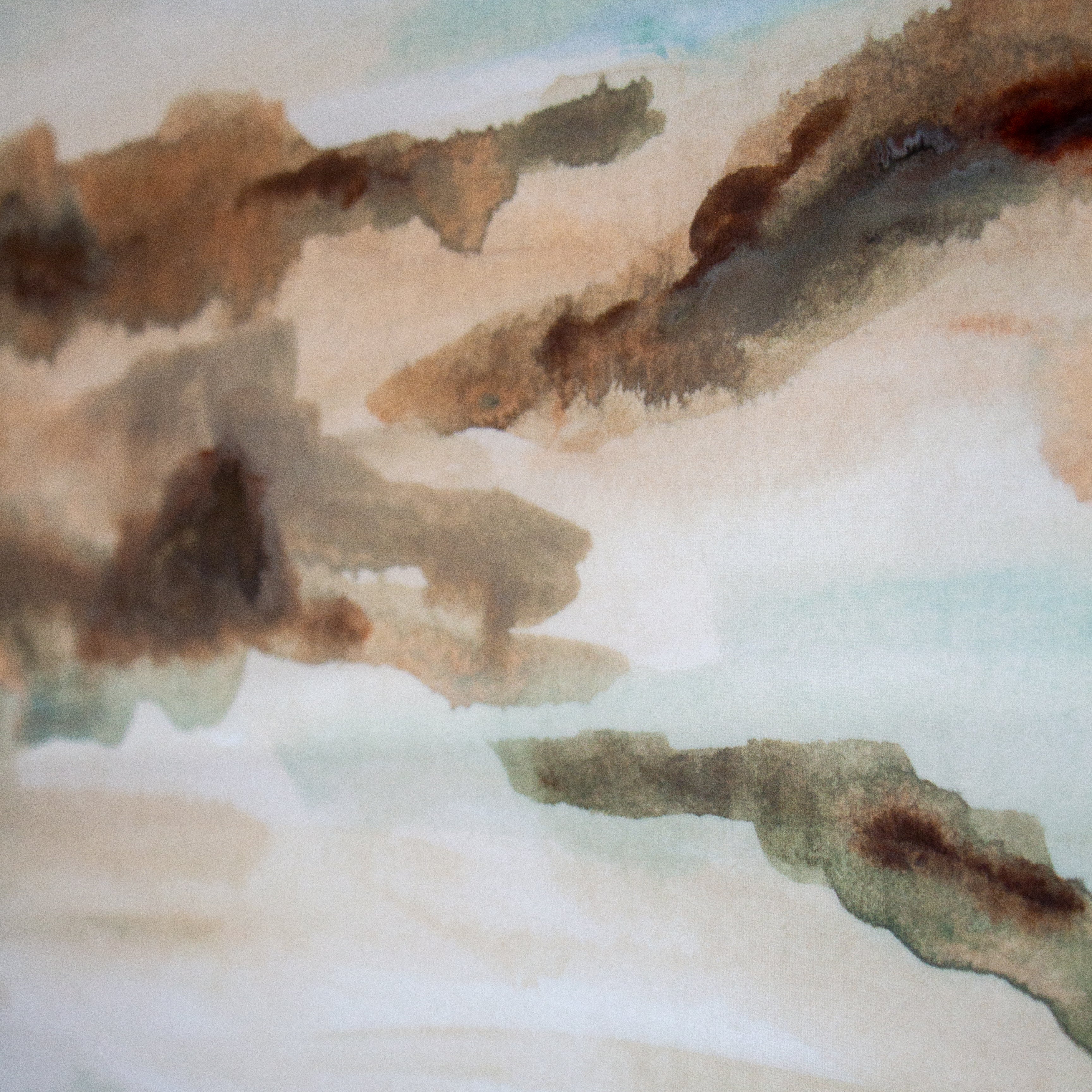 Coastal Haze Canvas - Browns