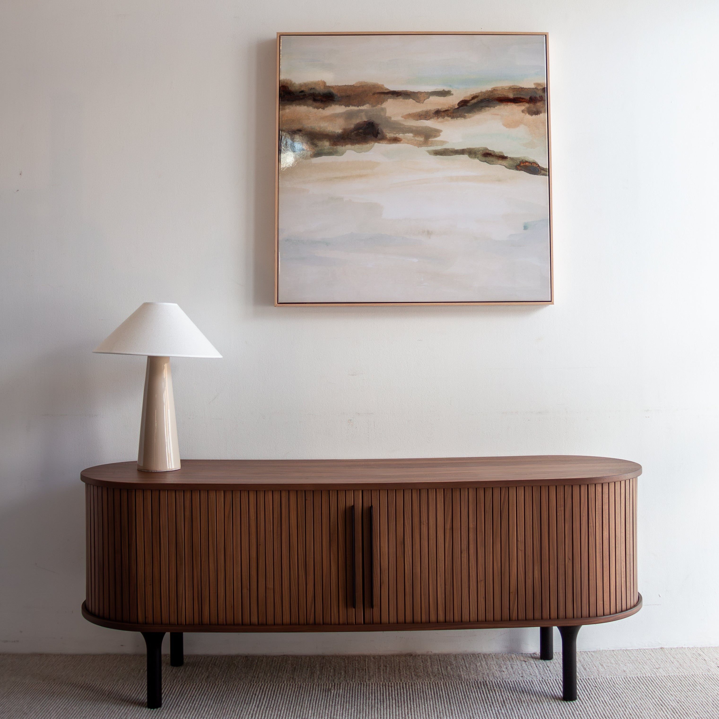 Coastal Haze Canvas - Browns