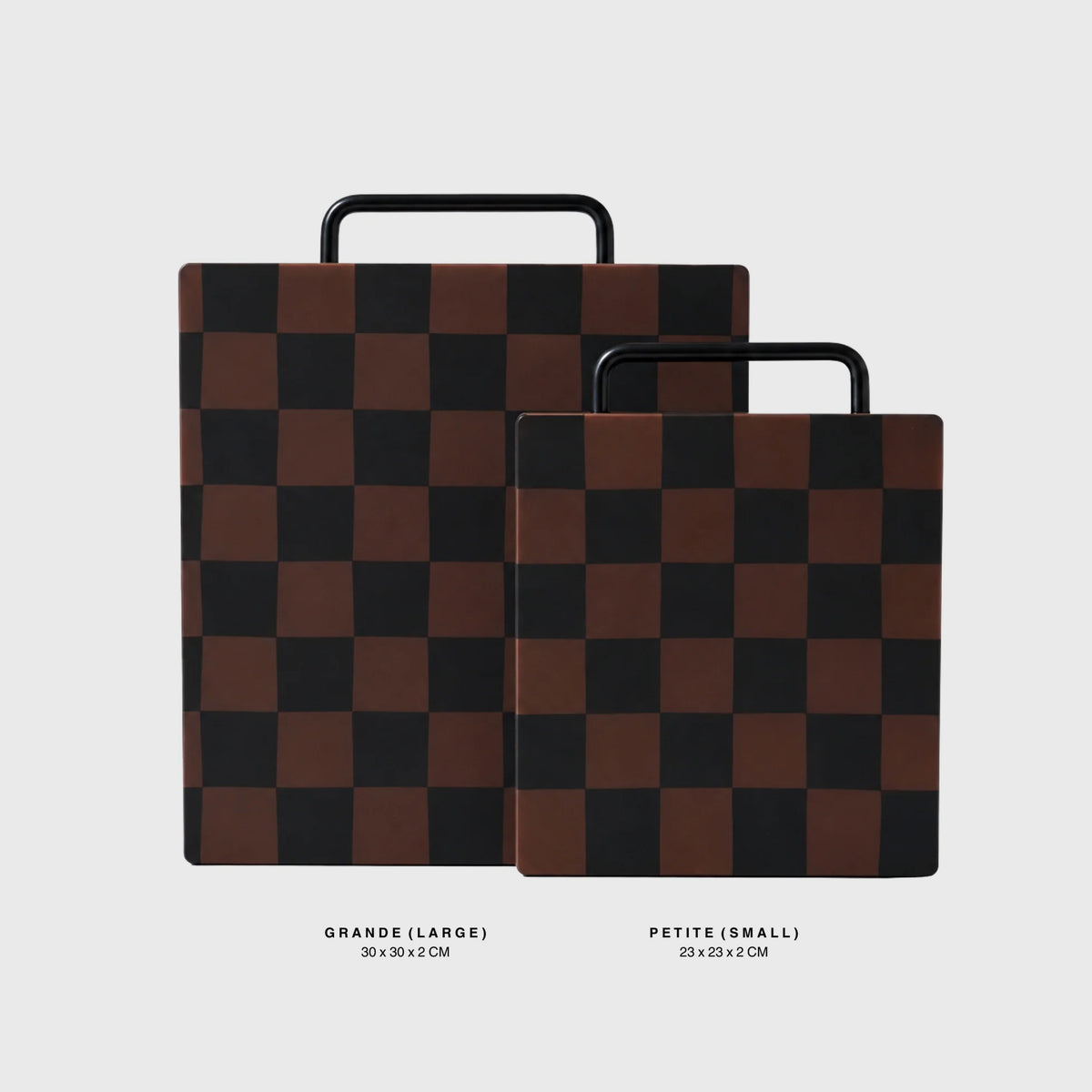 The Daily Chopping Board - Espresso Check, Petite