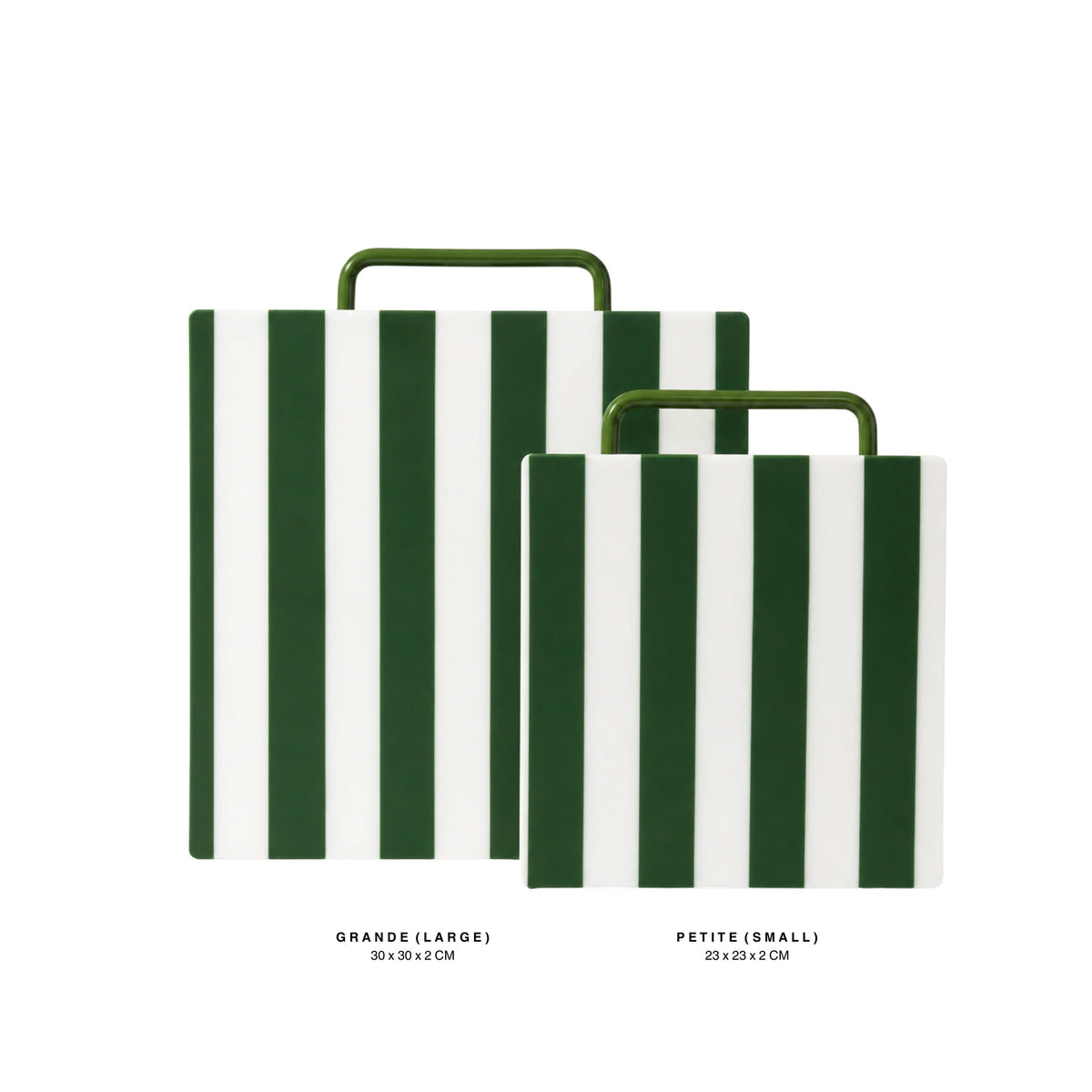 The Daily Chopping Board - Olive Stripe, Grande