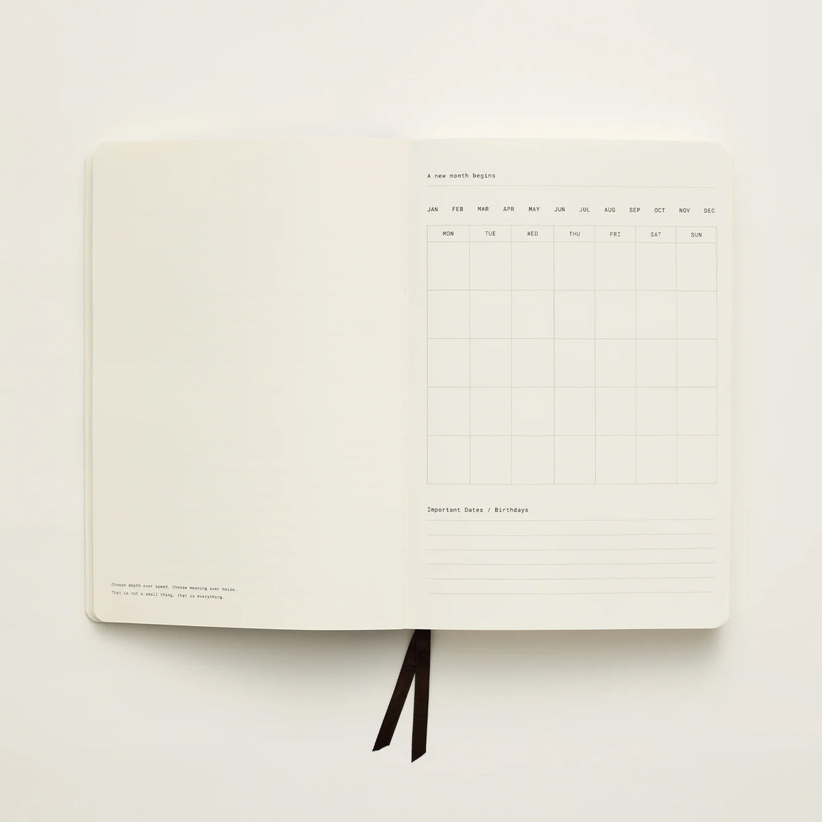 Dear Joe Undated Planner