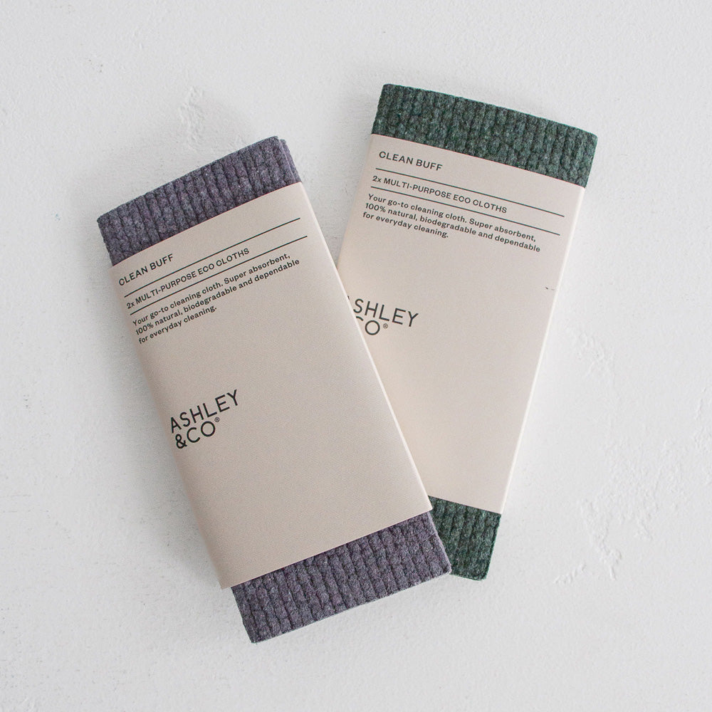 Clean Buff Eco Cloths - Smokey Rye