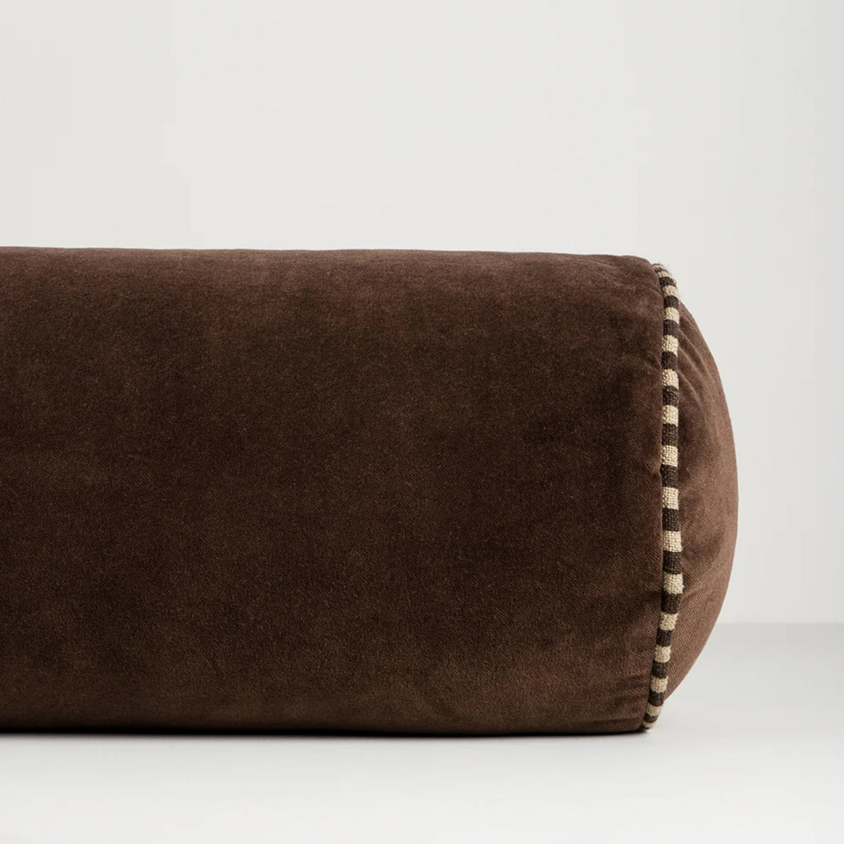 Elliot Large Bolster Cushion - Chocolate