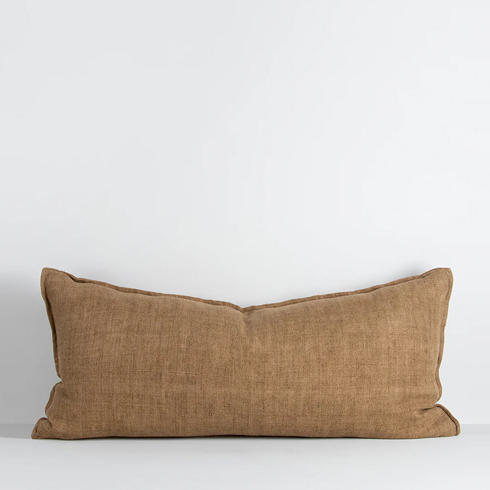 Flaxmill Linen Lodge Cushion - Fenugreek