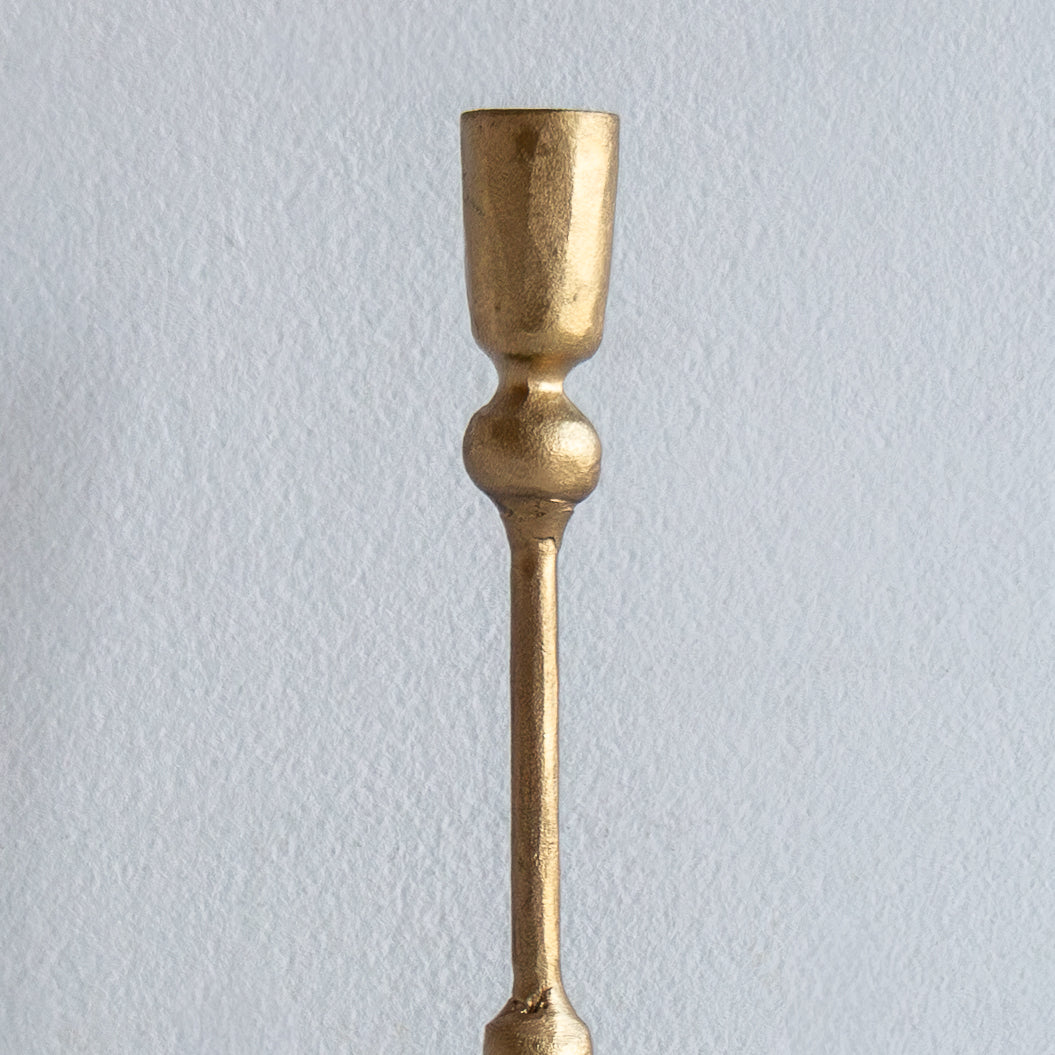 Briar Gold Candlestick - Medium