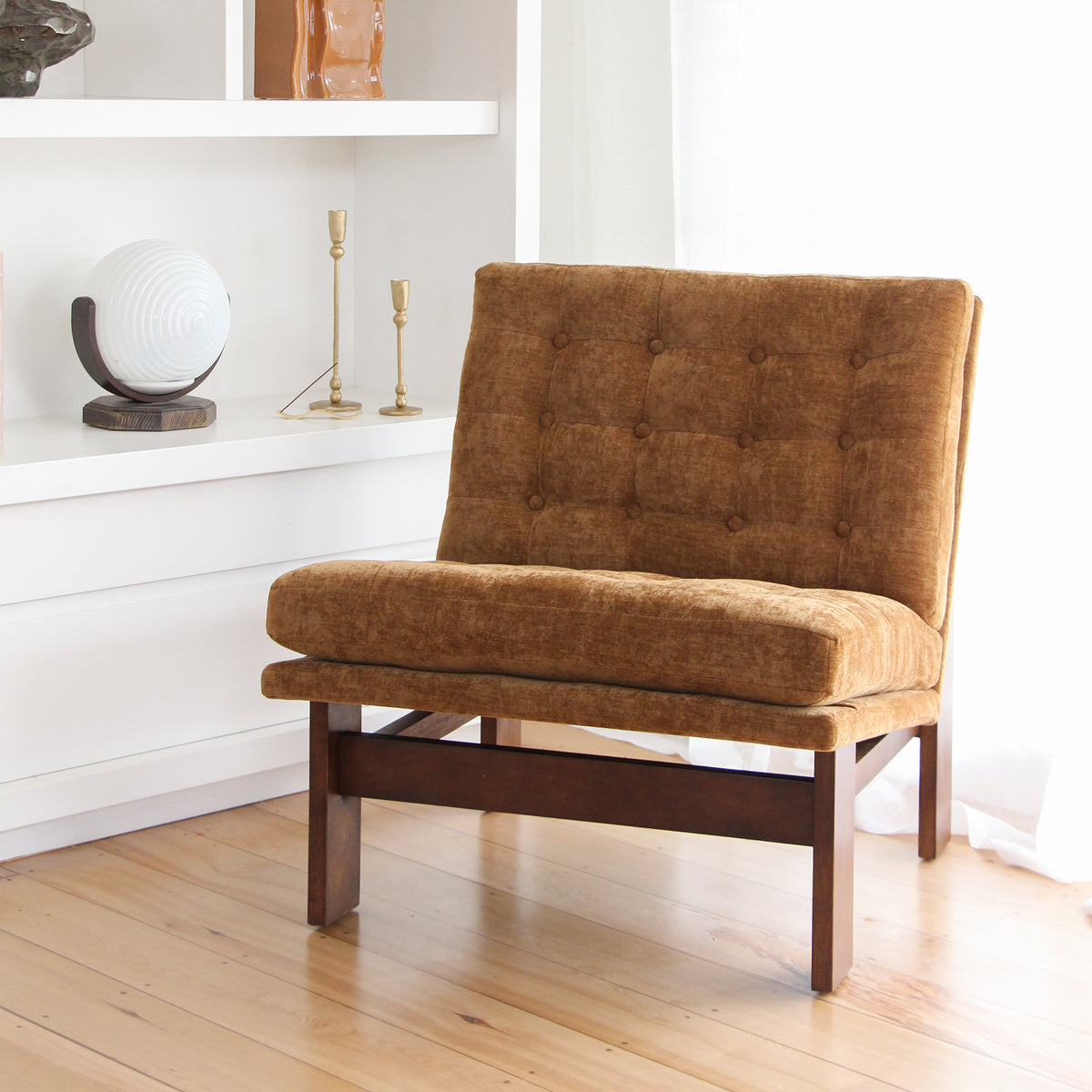Harvey Lounge Chair - Mustard