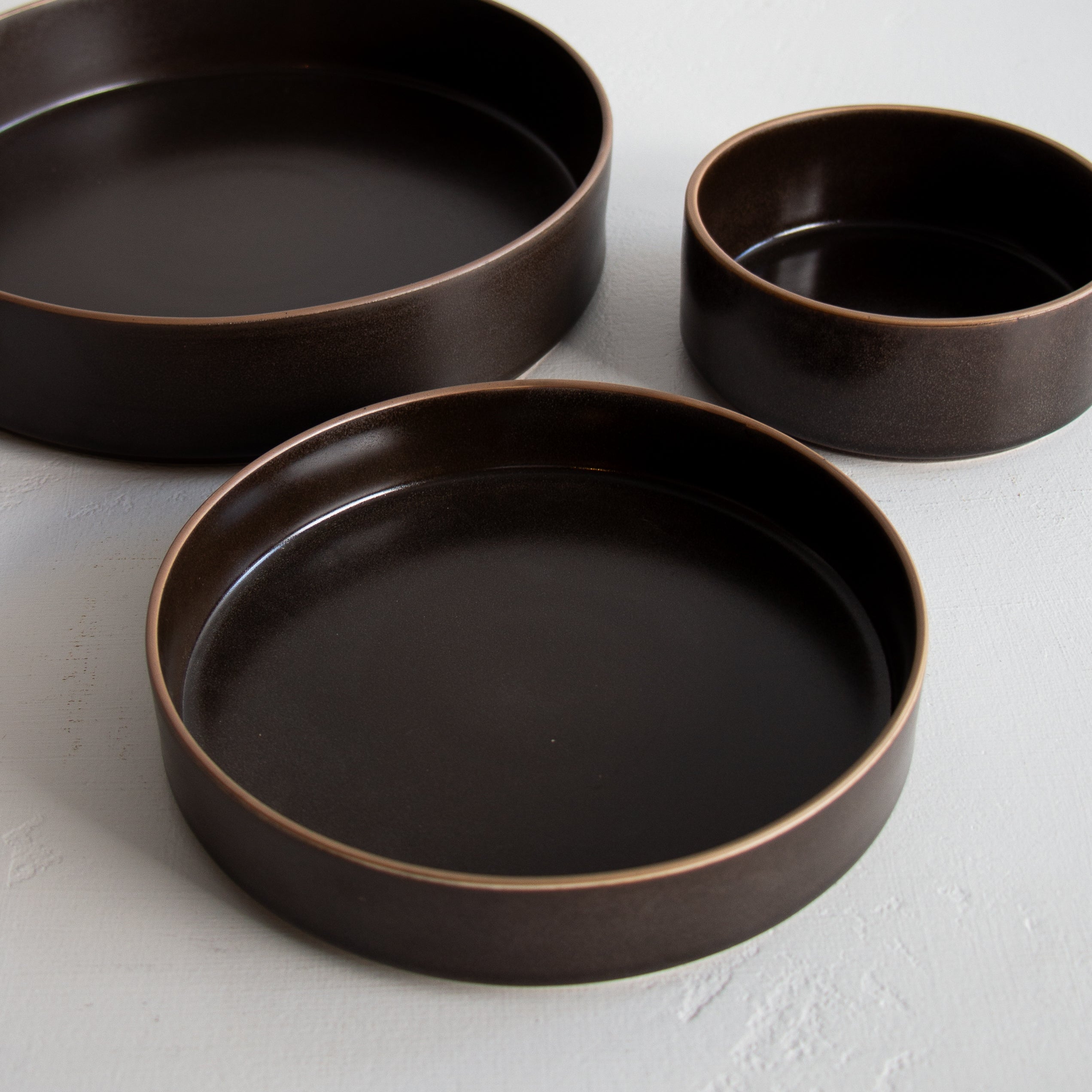 Lotti Raised Bowl - Umber, 21cm