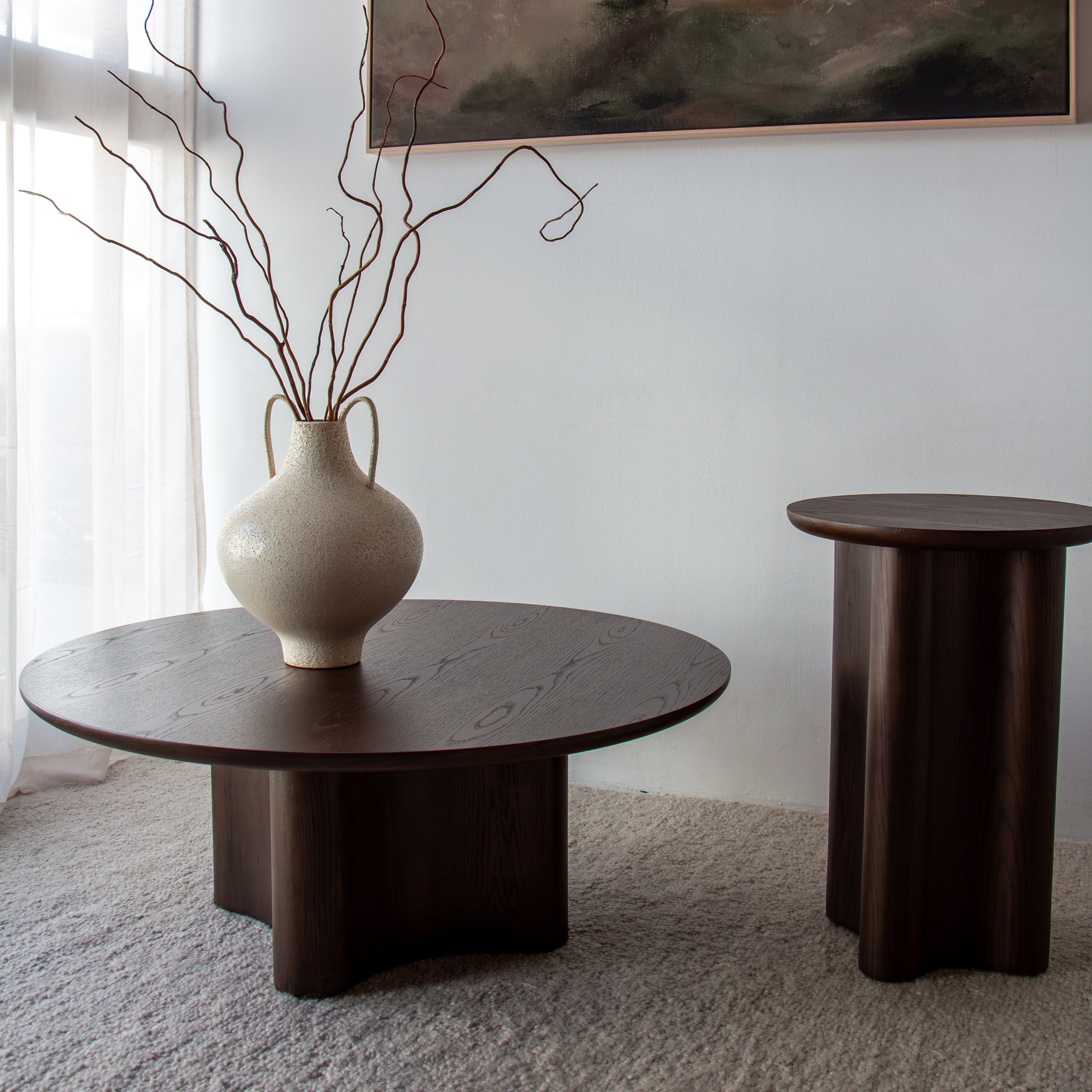 Luma Side Table - Dark Oak
