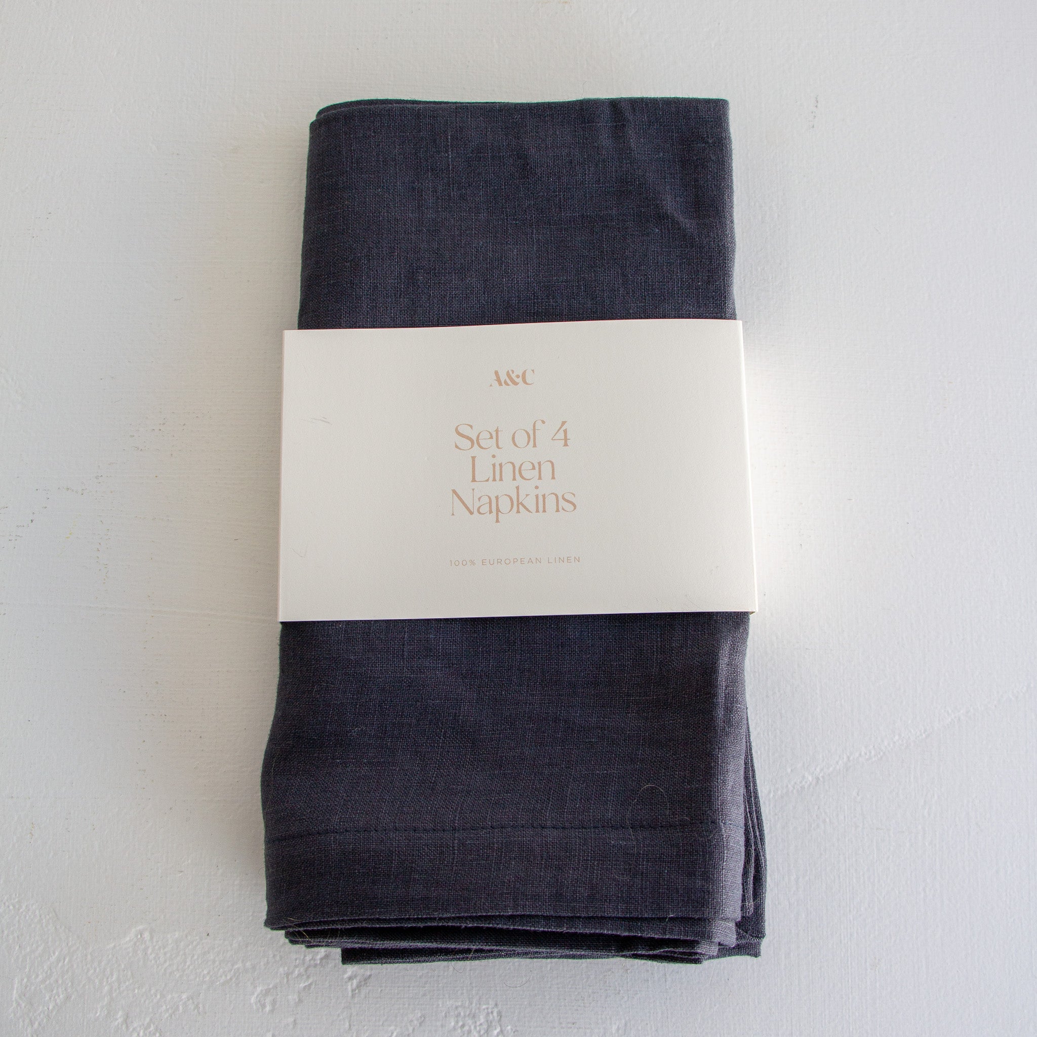 Linen Napkins - Ink (set of 4)