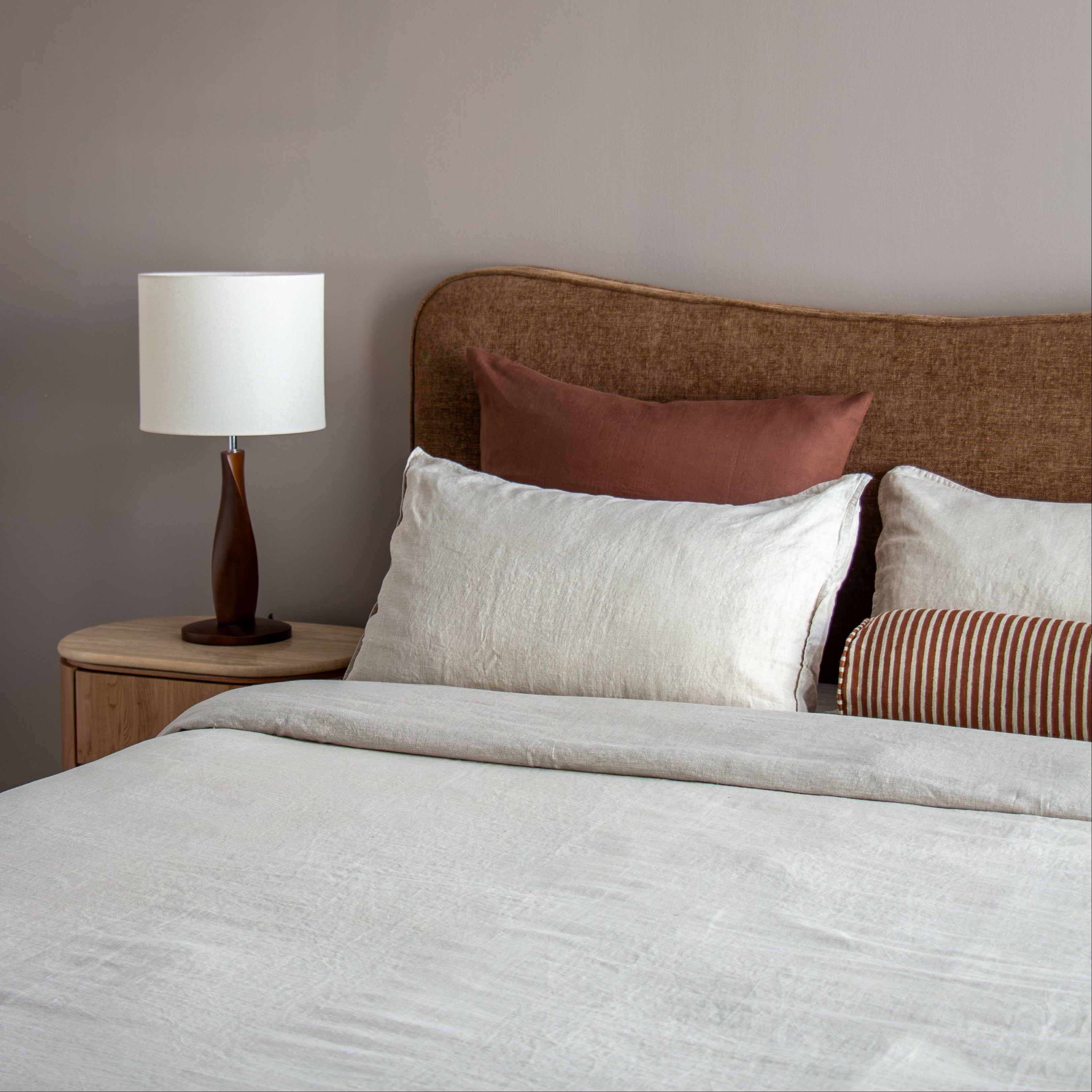 European Linen Duvet Cover - Oatmeal