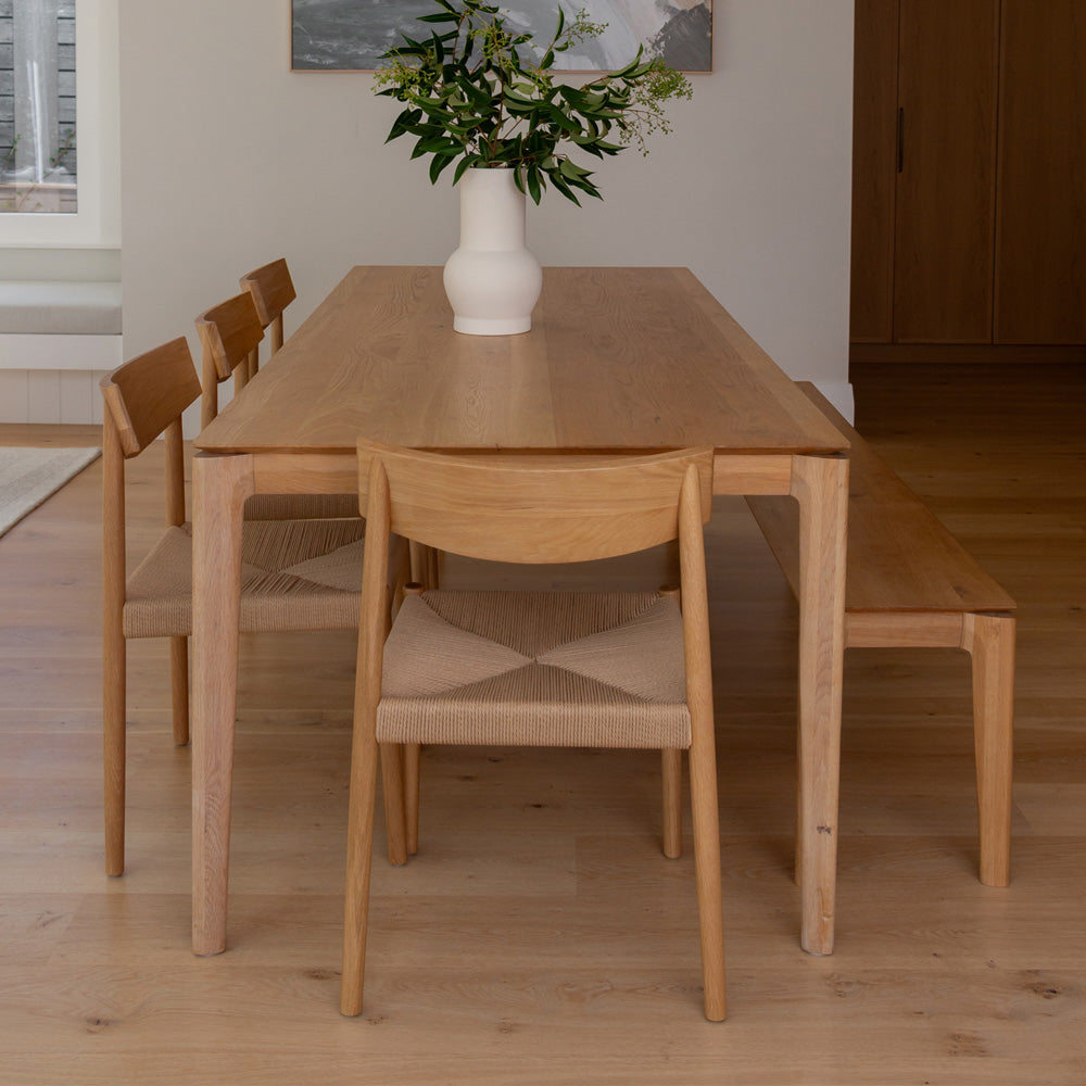 Isaac Cord Chair - Natural Oak