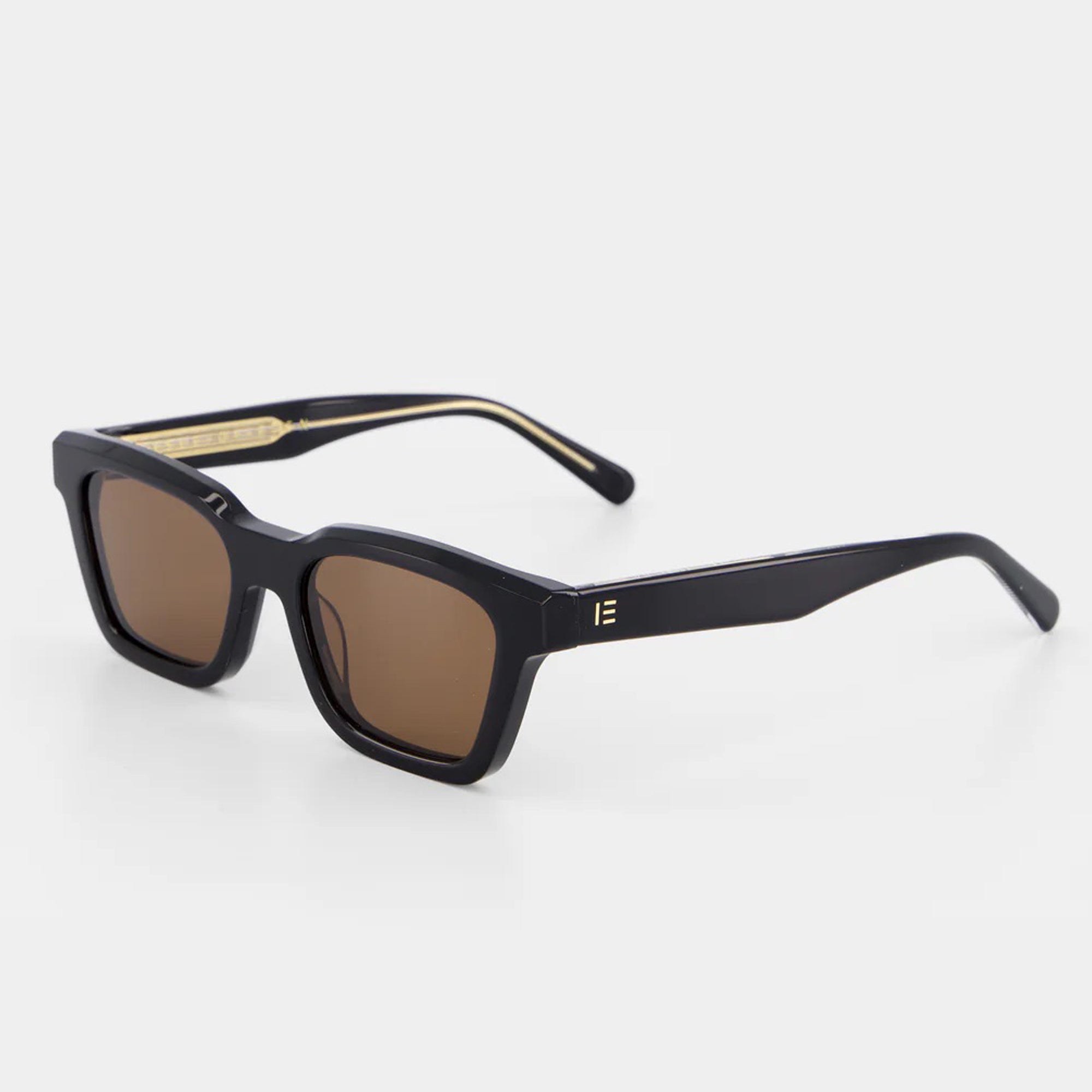 Brooklyn Sunglasses - Black/Brown