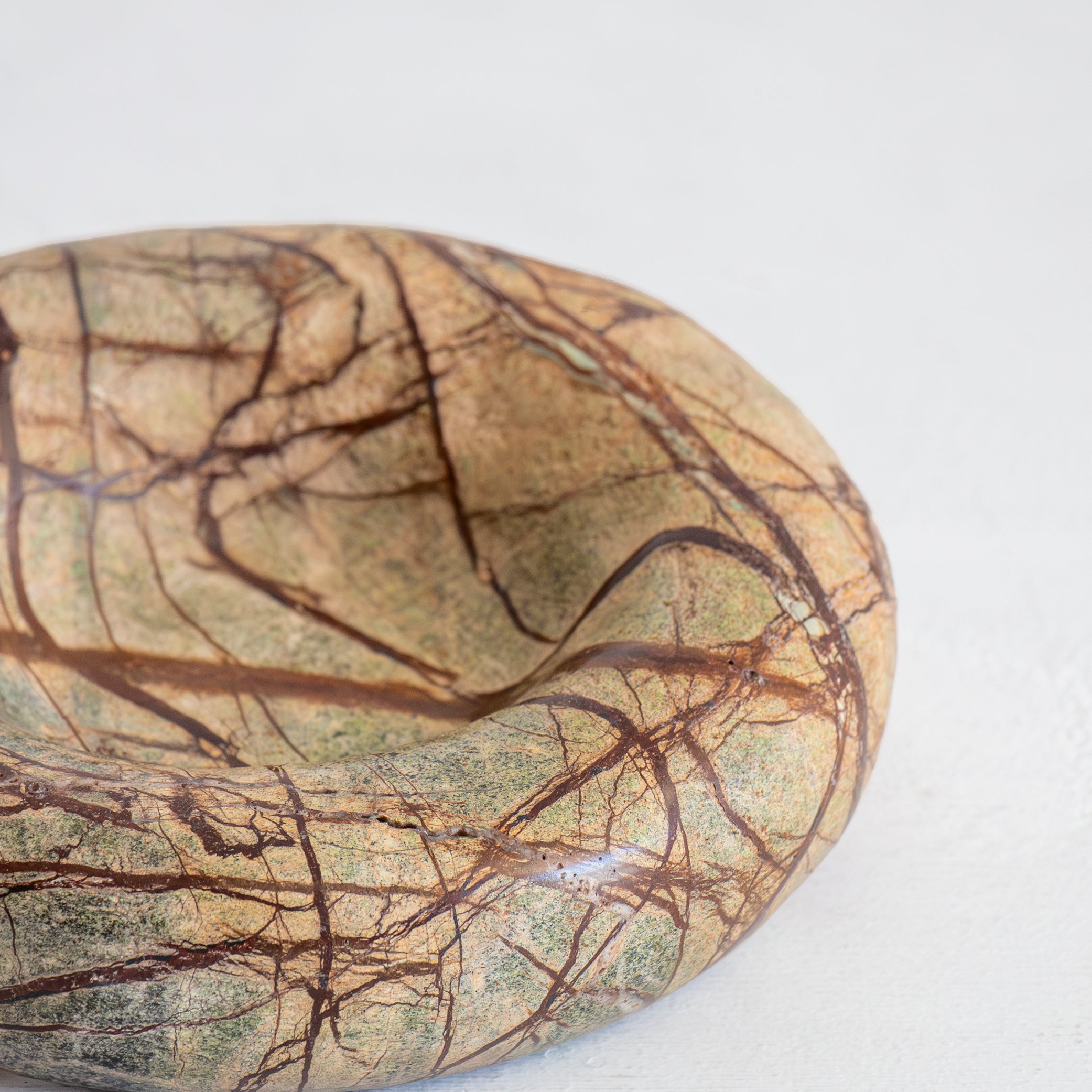 Isobel Marble Bowl - Green