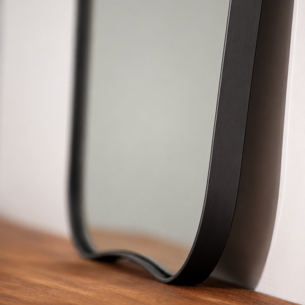 Butterfly Outline Mirror 900mm - Black