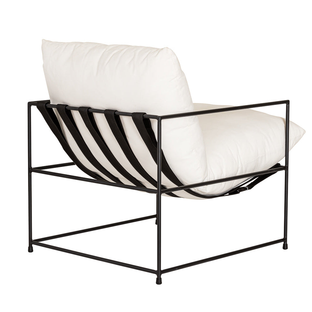 Kara Swing Chair - Natural White