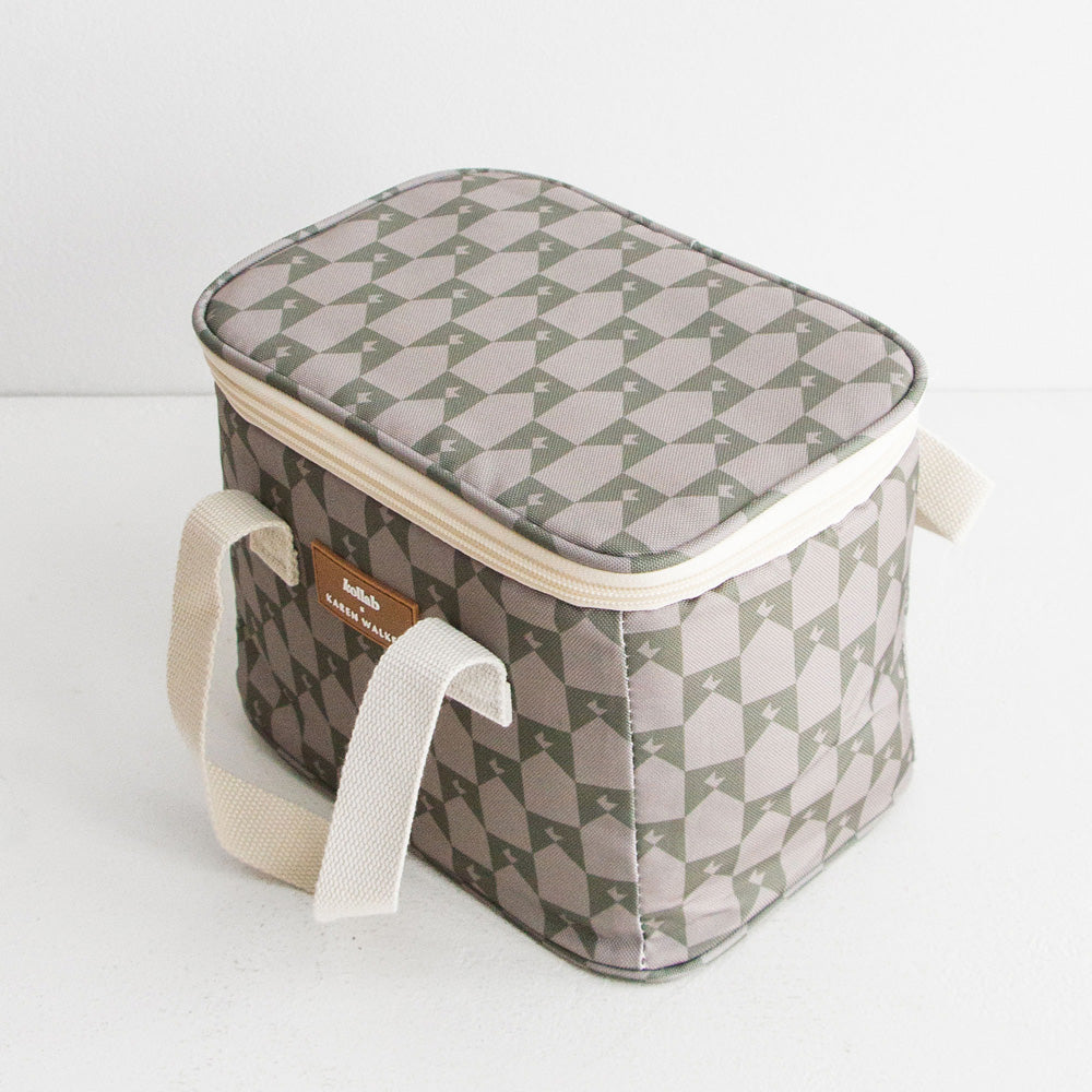 Karen Walker Lunch Box - Sage Monogram