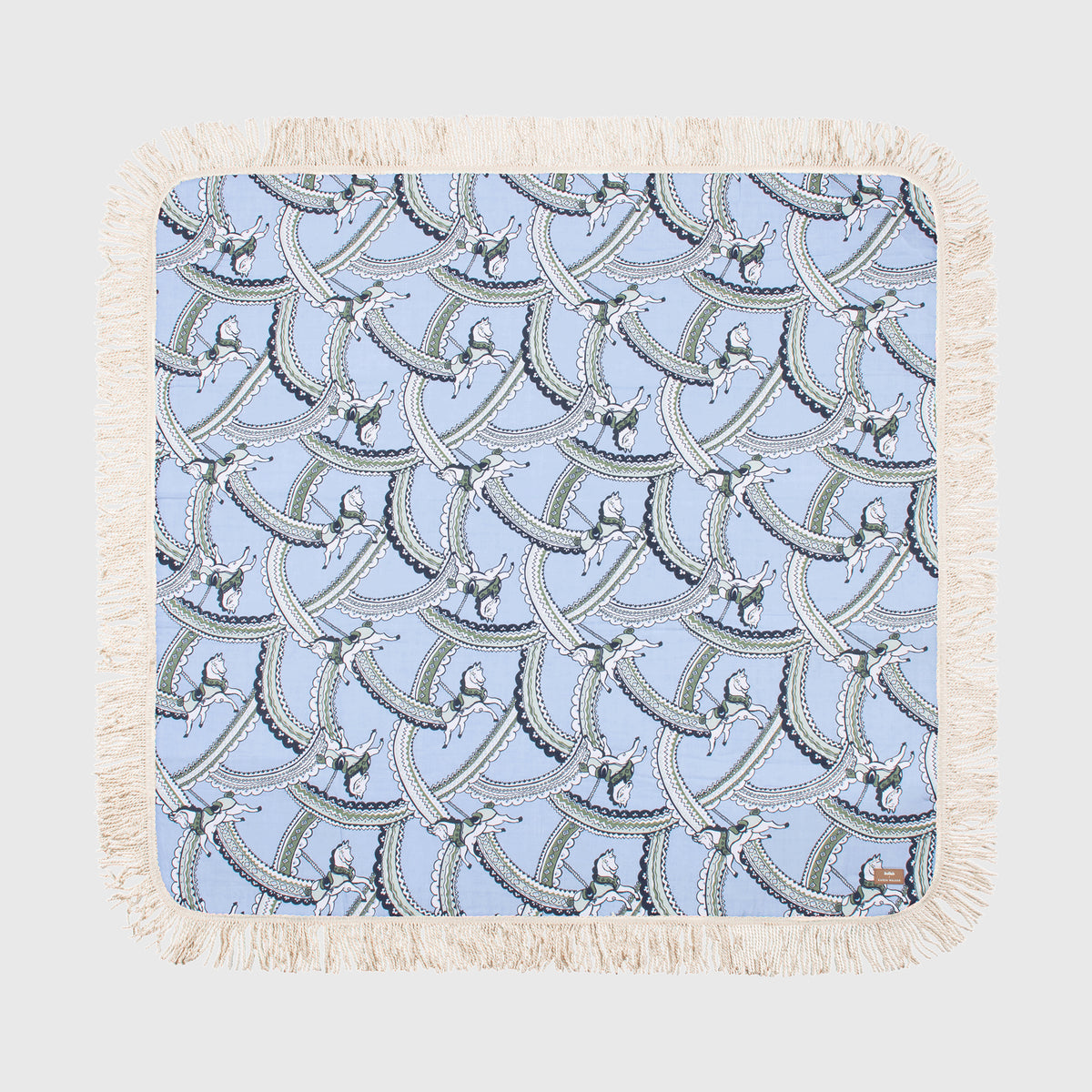 Karen Walker Fringed Picnic Mat - Carousel