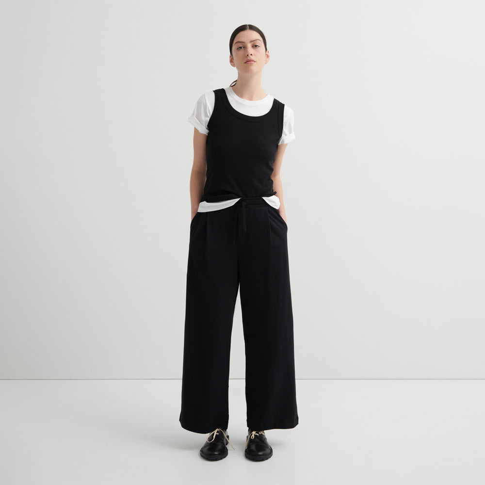Wide Leg Pant - Black