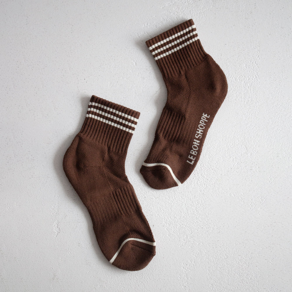Girlfriend Socks - Mahogany