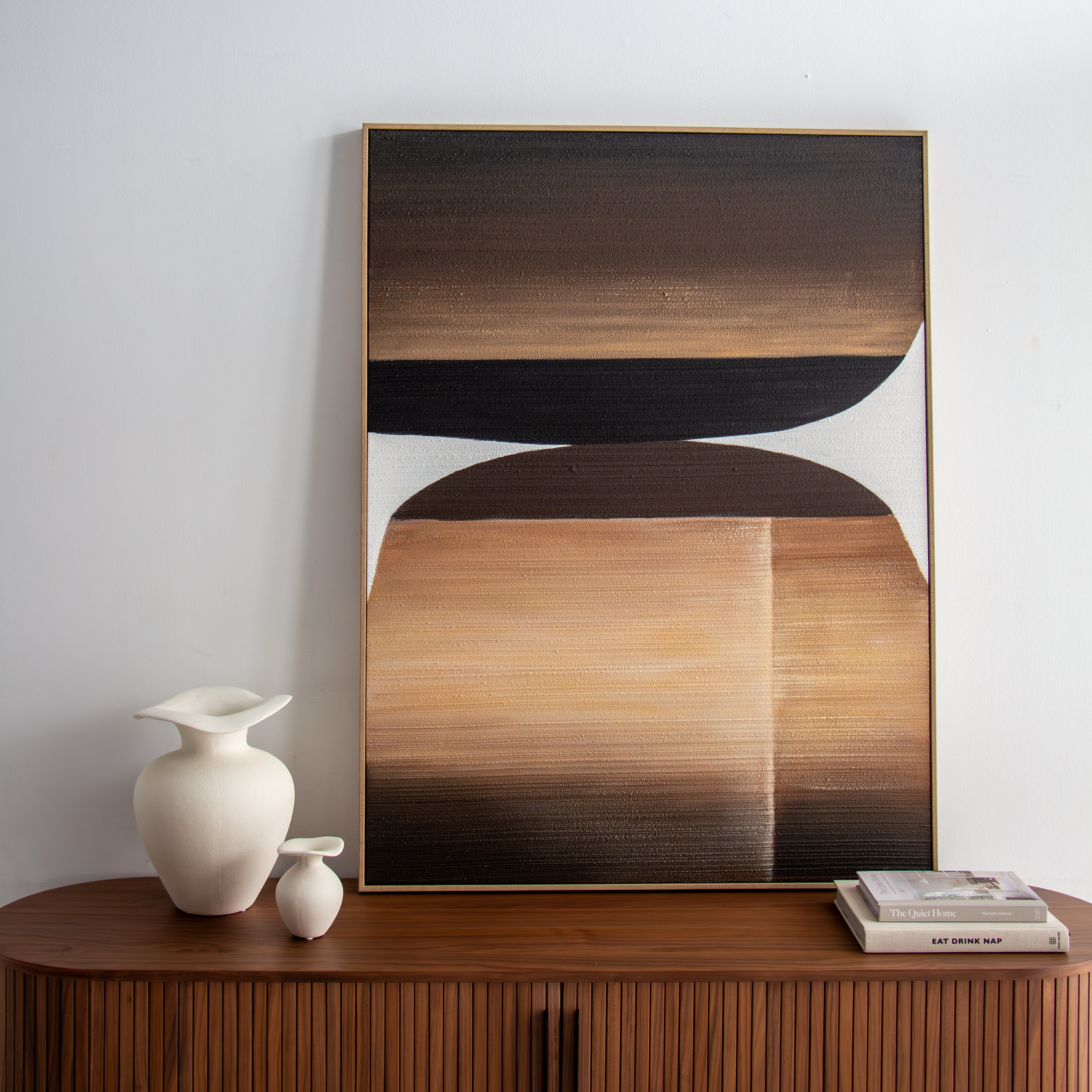 Holding Still Shadow Art - Browns