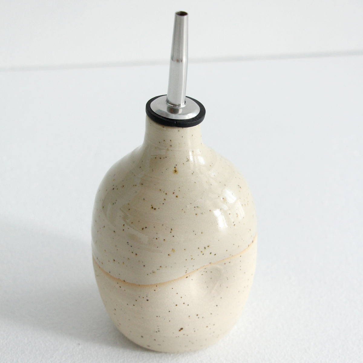 Oil Pourer - Small, Speckled Cream
