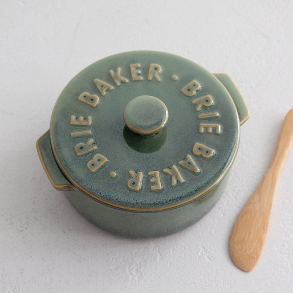 Loire Cer Brie Baker - Olive