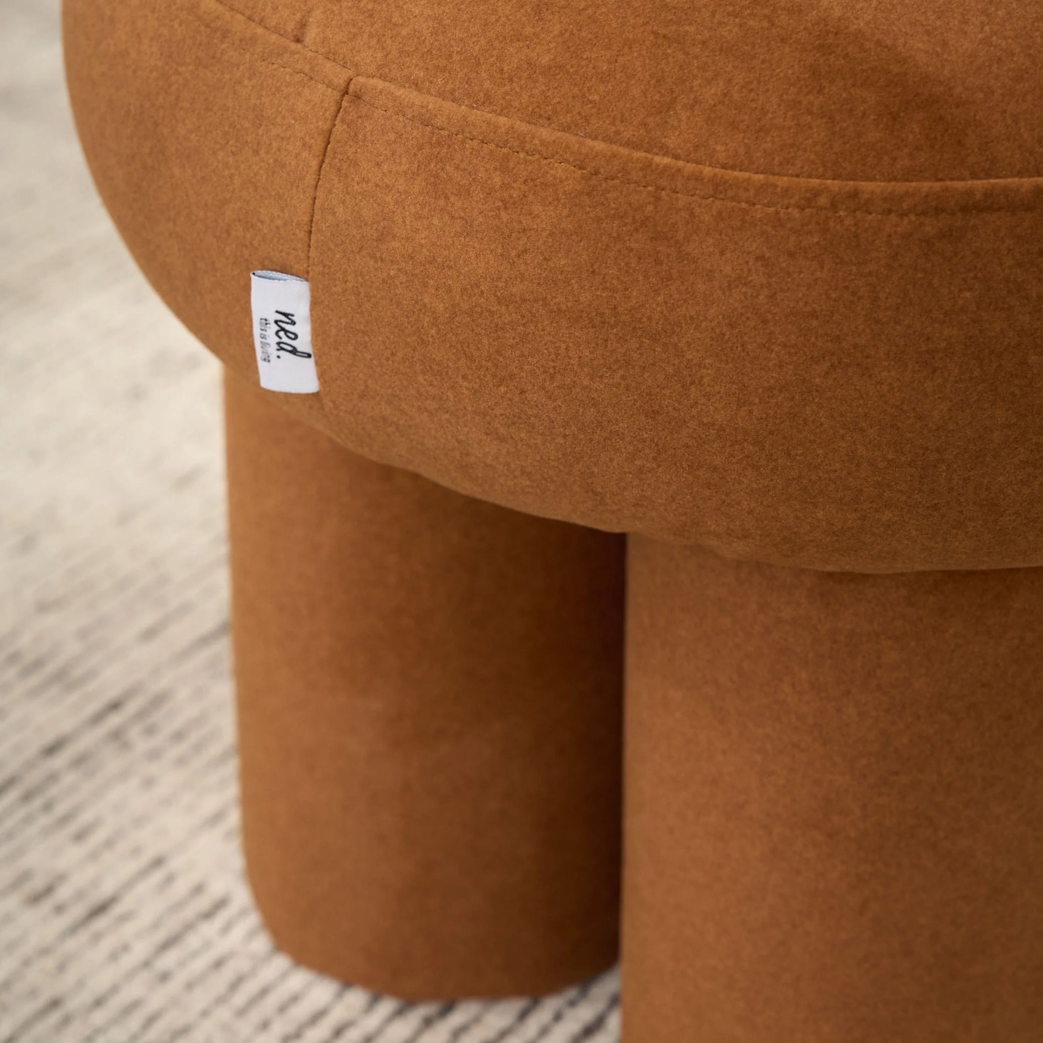Lume Stool - Walnut