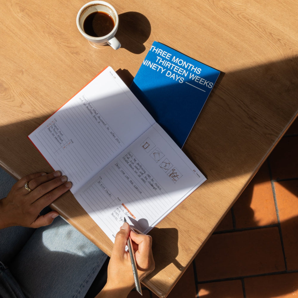 Three Monthly Planner - Azure