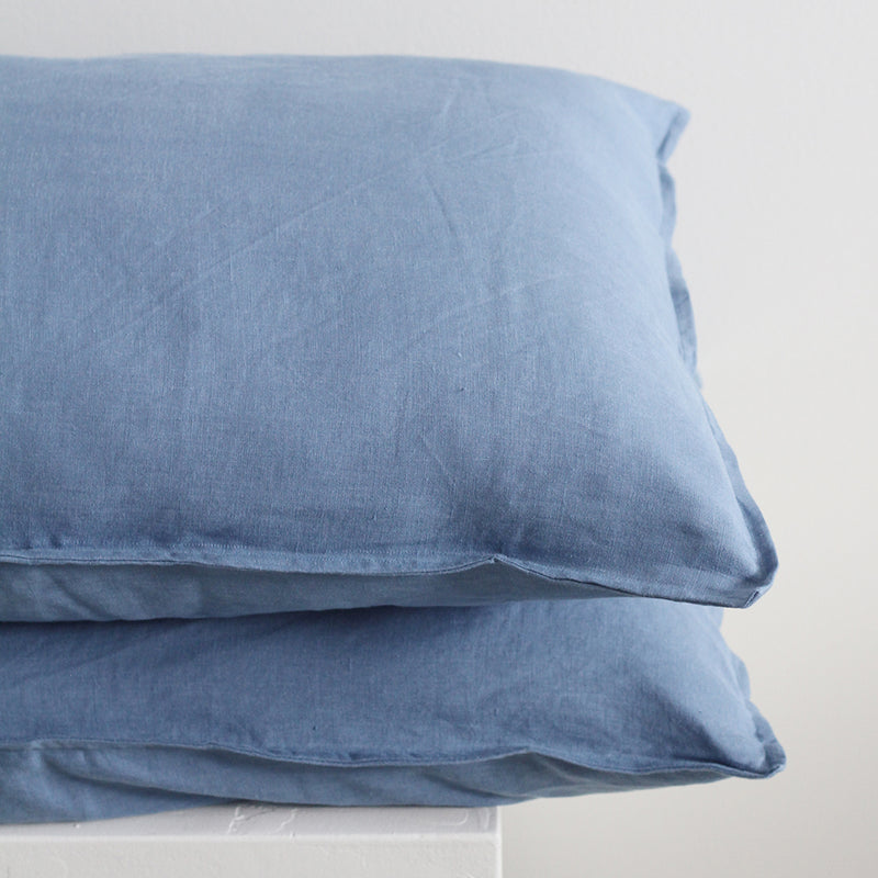 Linen Pillowcases - Marine