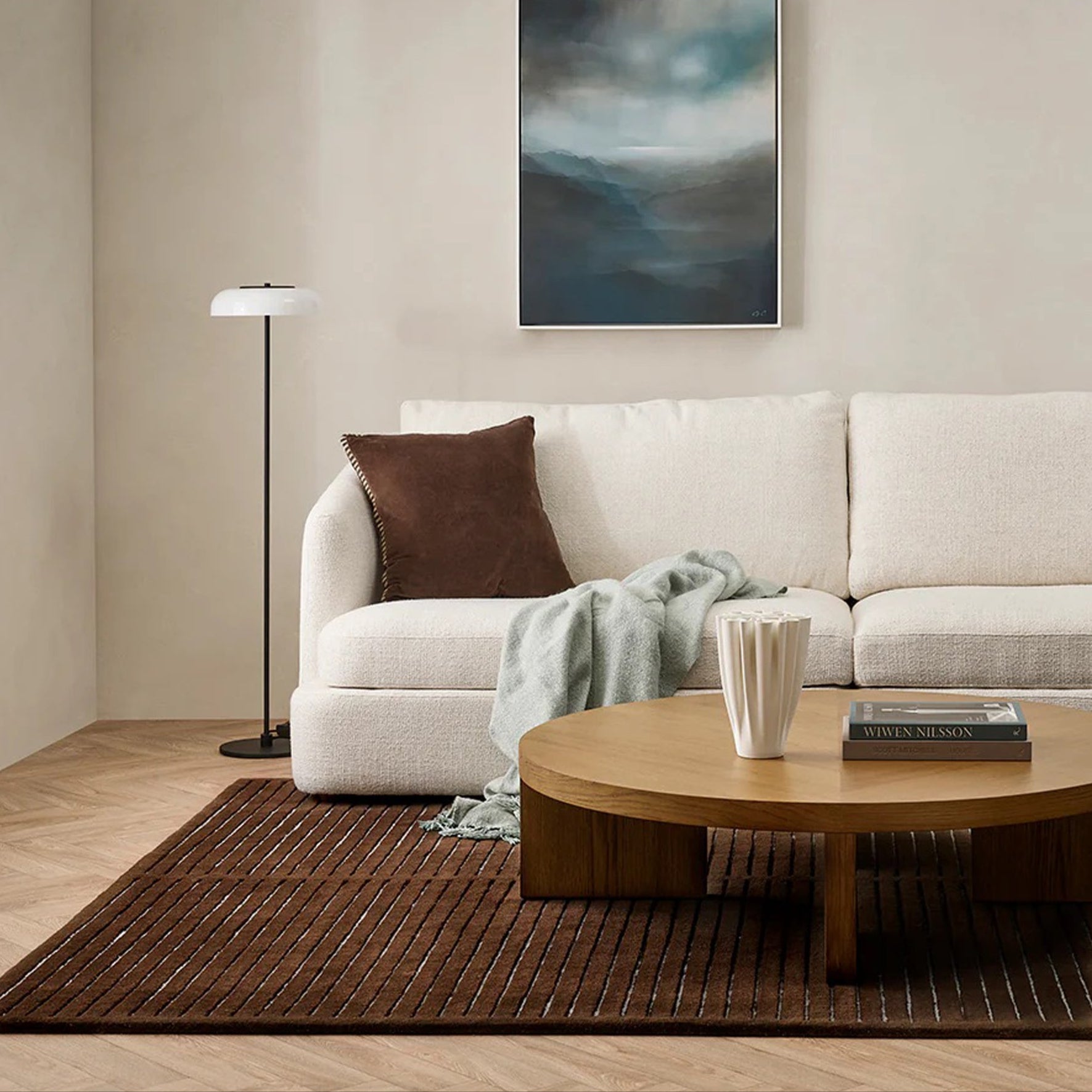 Marlow Floor Rug - Chocolate