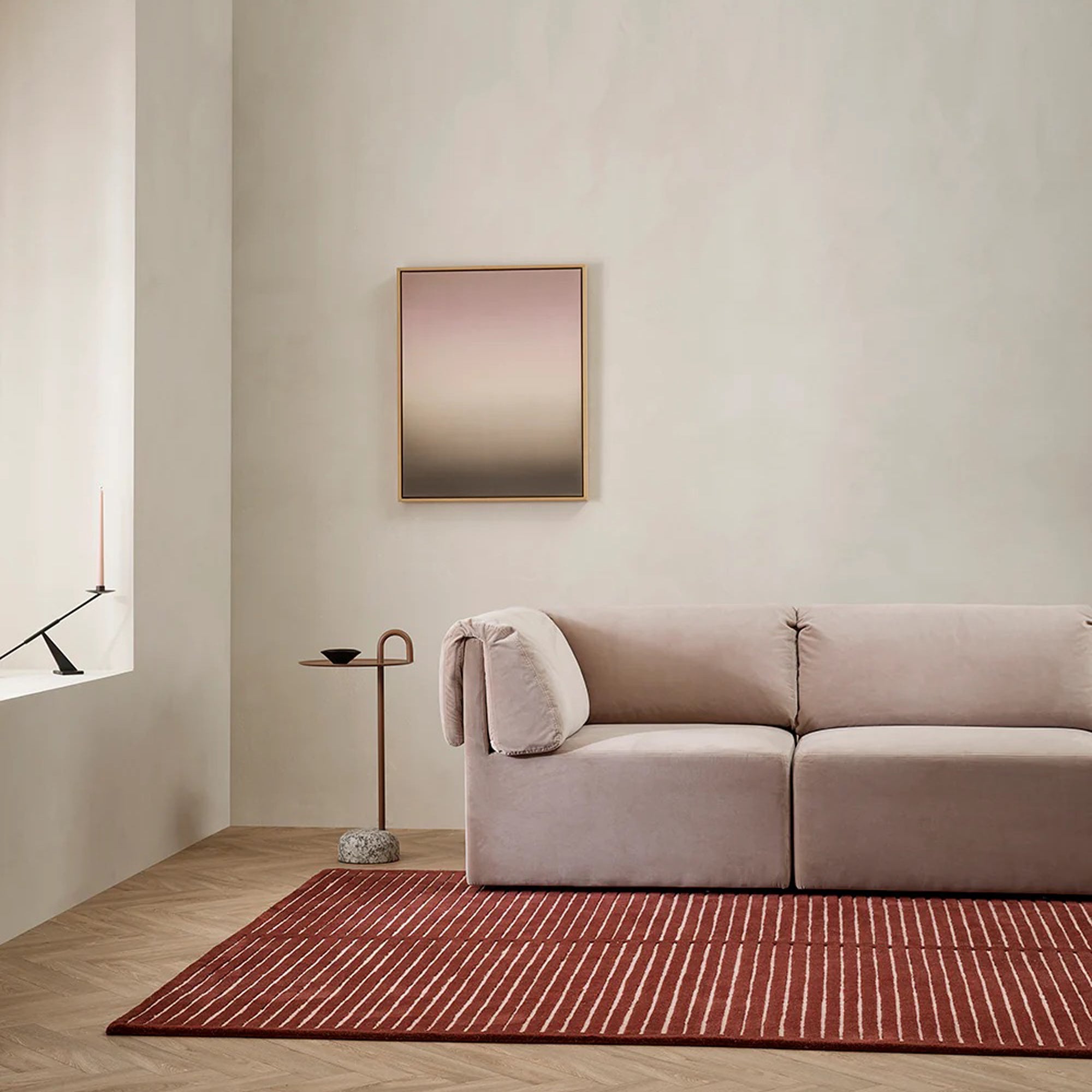 Marlow Floor Rug - Wine