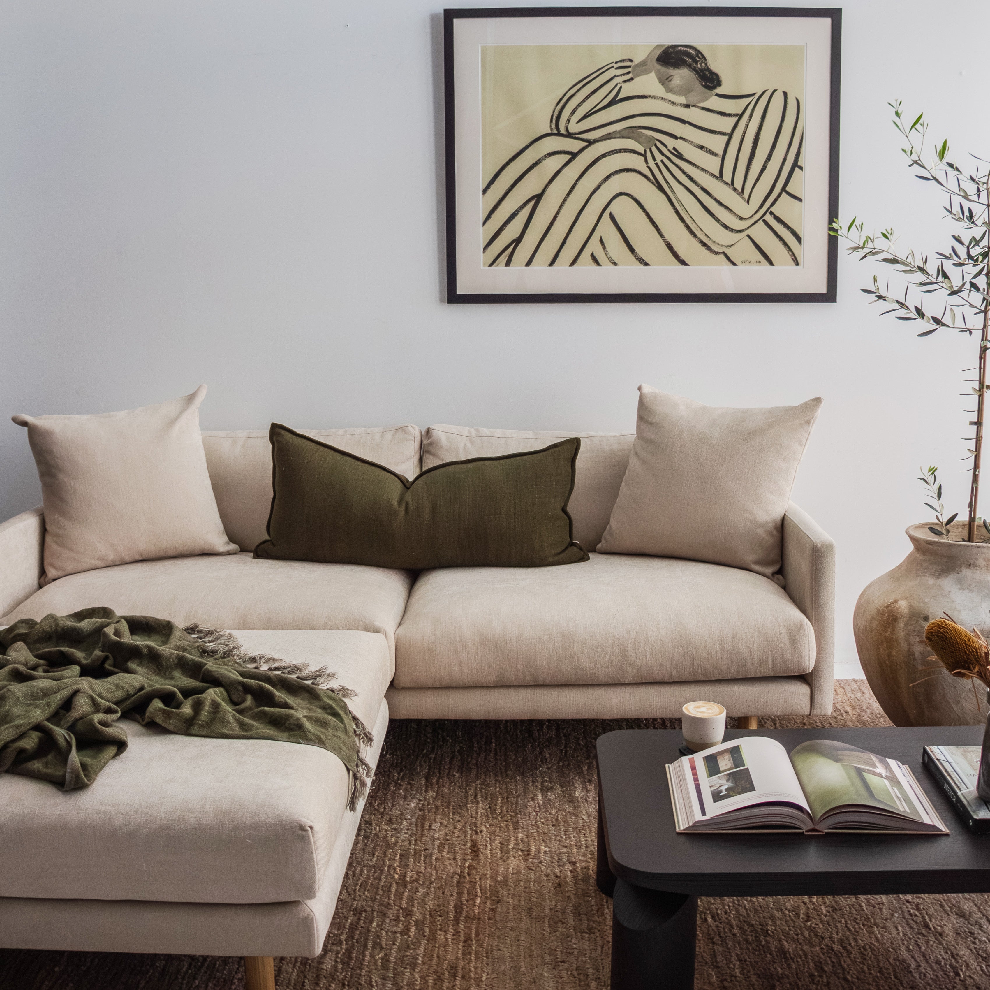 Mason 3 Seater Sofa - Oatmeal