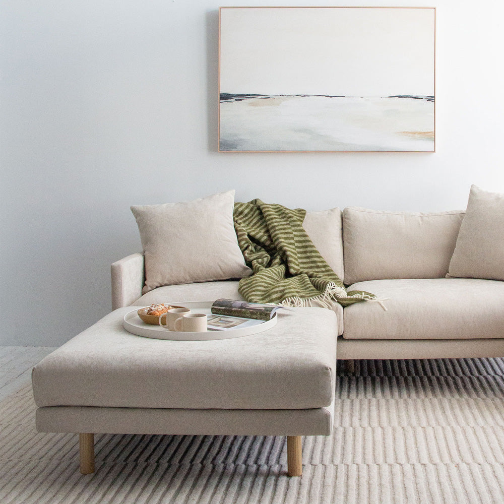 Mason Ottoman - Oatmeal