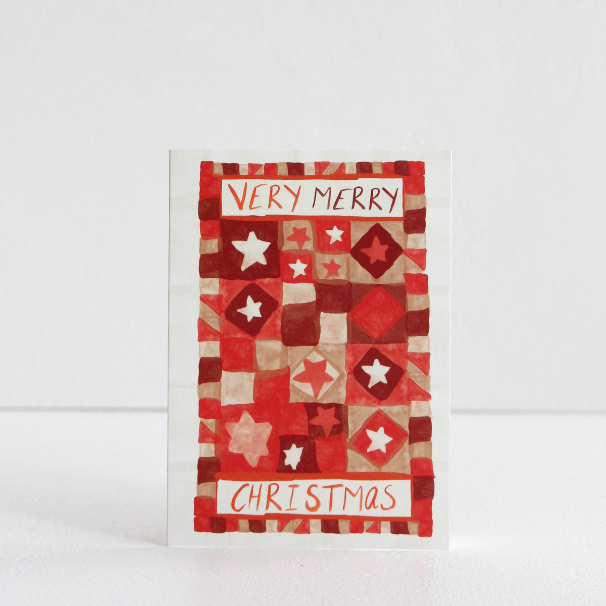 Merry Christmas Red Quilt