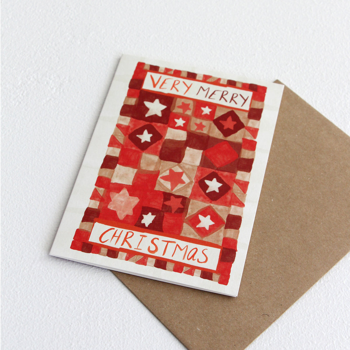 Merry Christmas Red Quilt