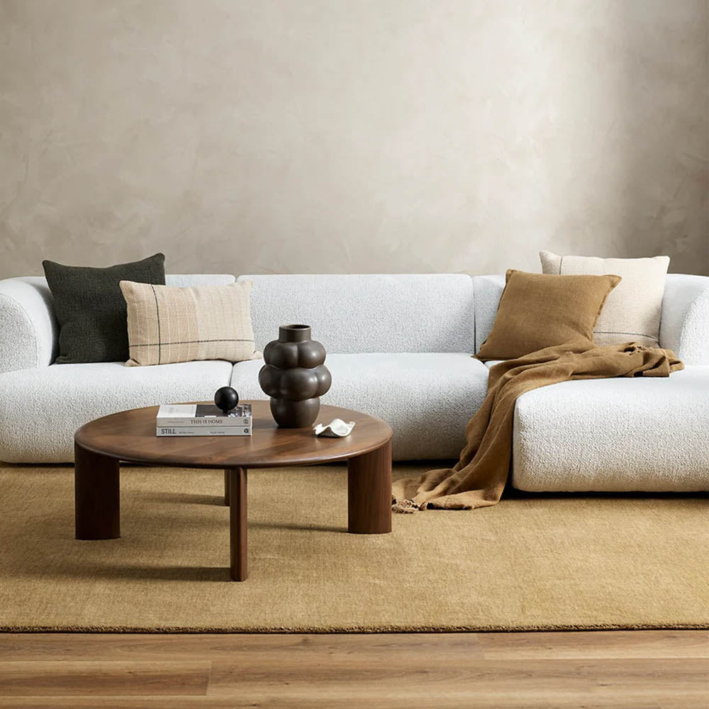 Millhouse Linen Throw - Cumin