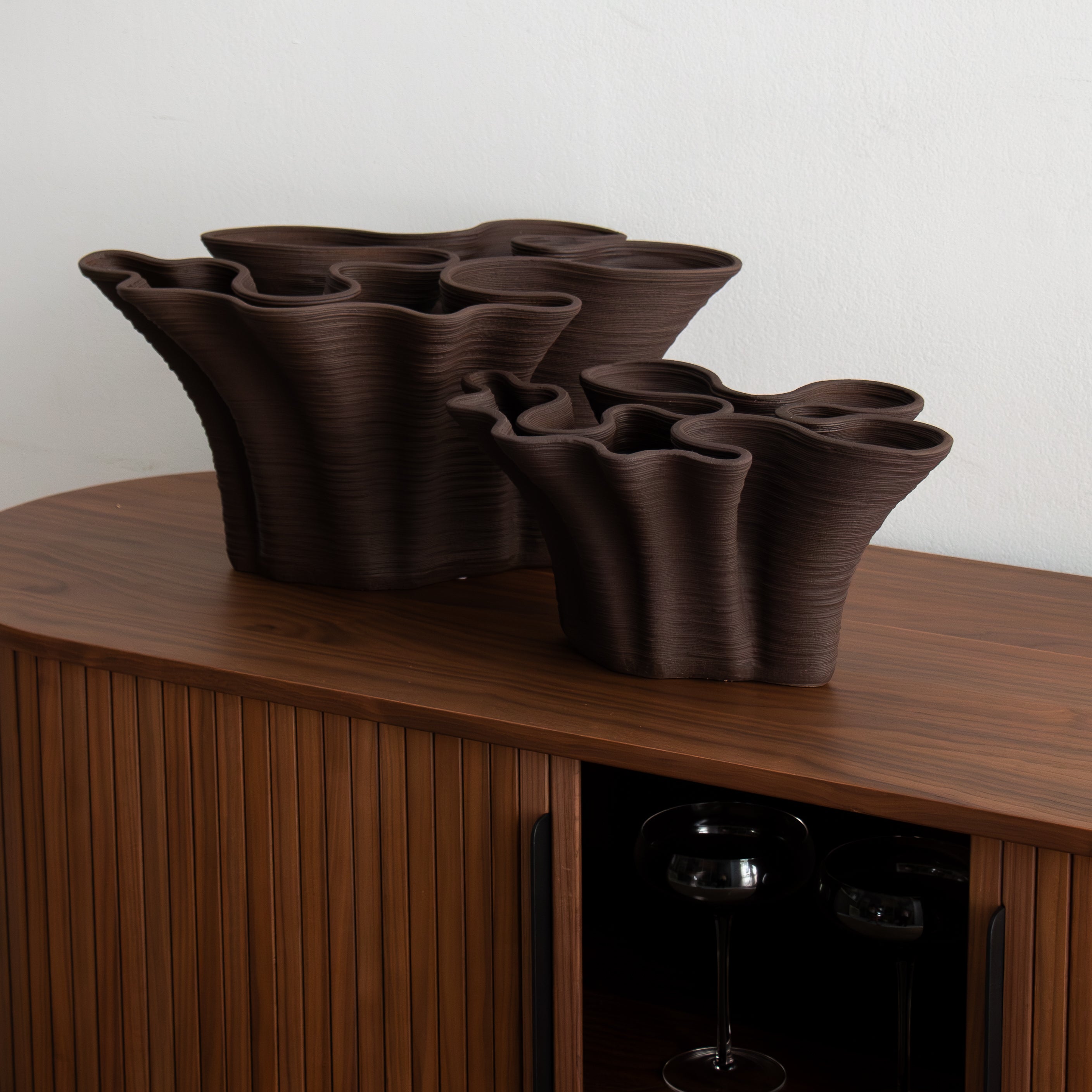 Modello Tall Vase - Chocolate