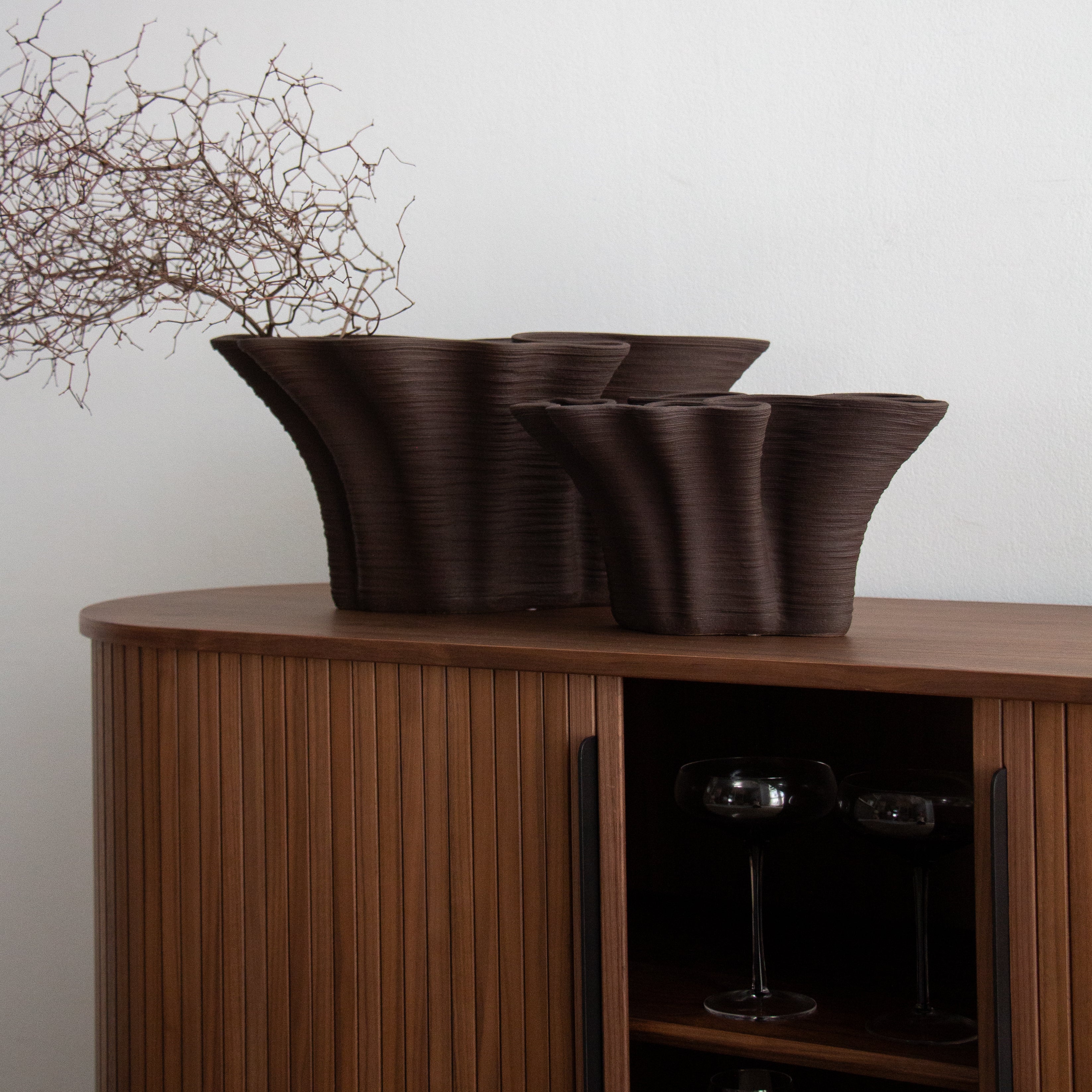 Modello Tall Vase - Chocolate